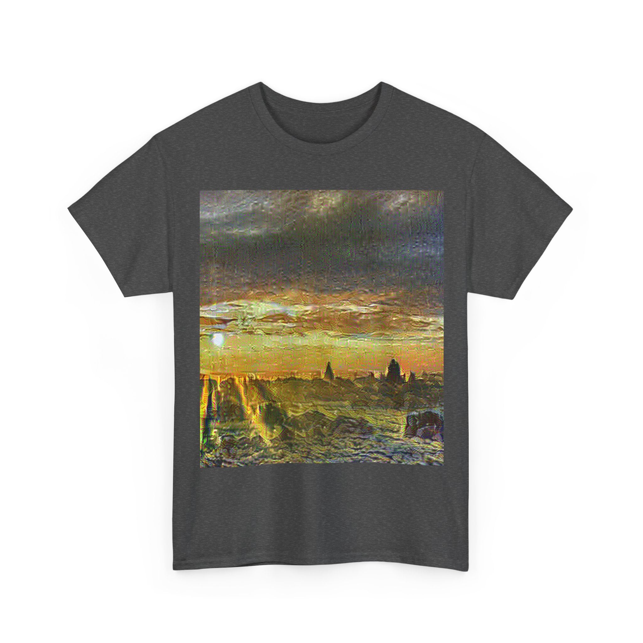 Bagan Temple Plain in Cafe Terrace at Night Style | Vincent van Gogh Inspired Art