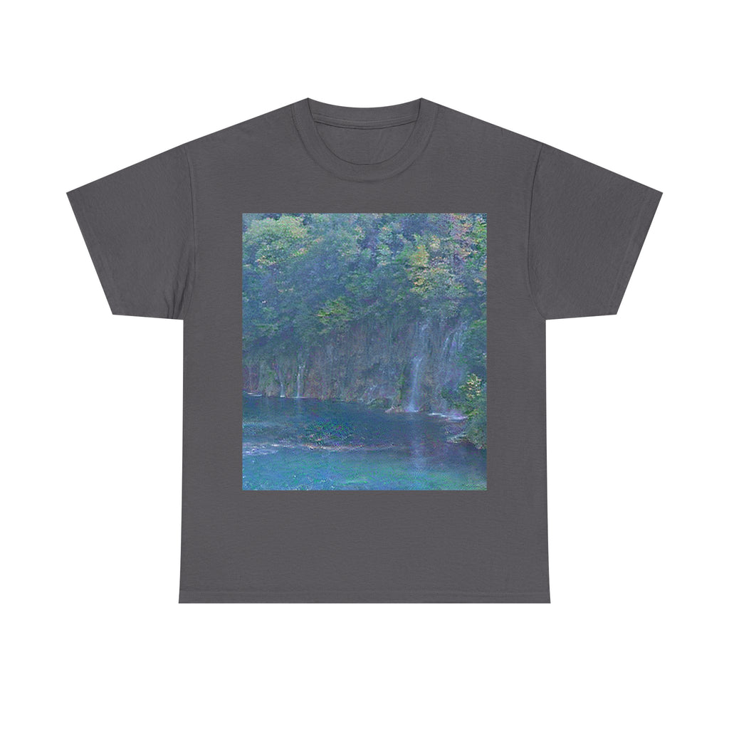 Plitvice Lakes in Water Lilies Style | Claude Monet Inspired Art