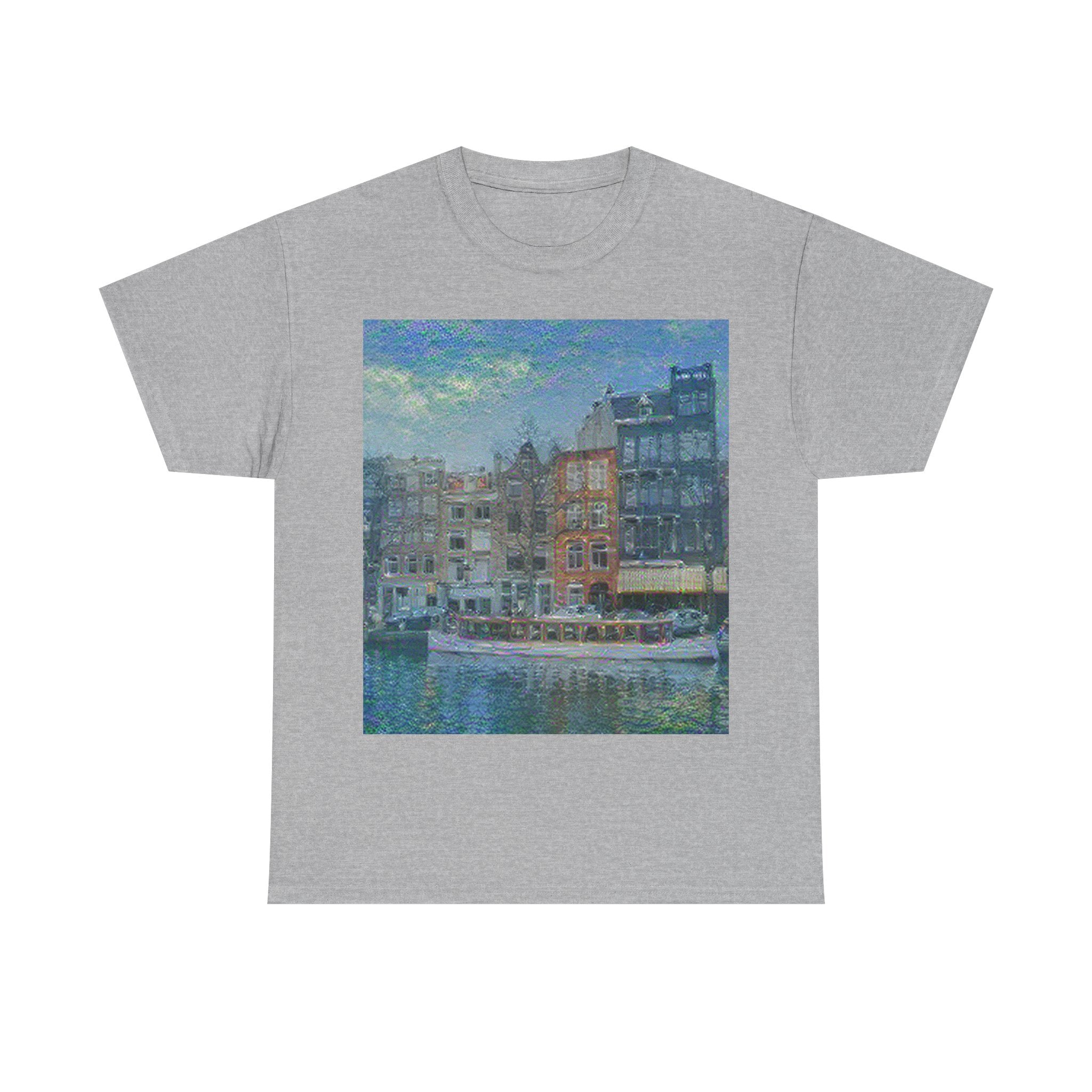 Amsterdam Canal Ring in Water Lilies Style | Claude Monet Inspired Art