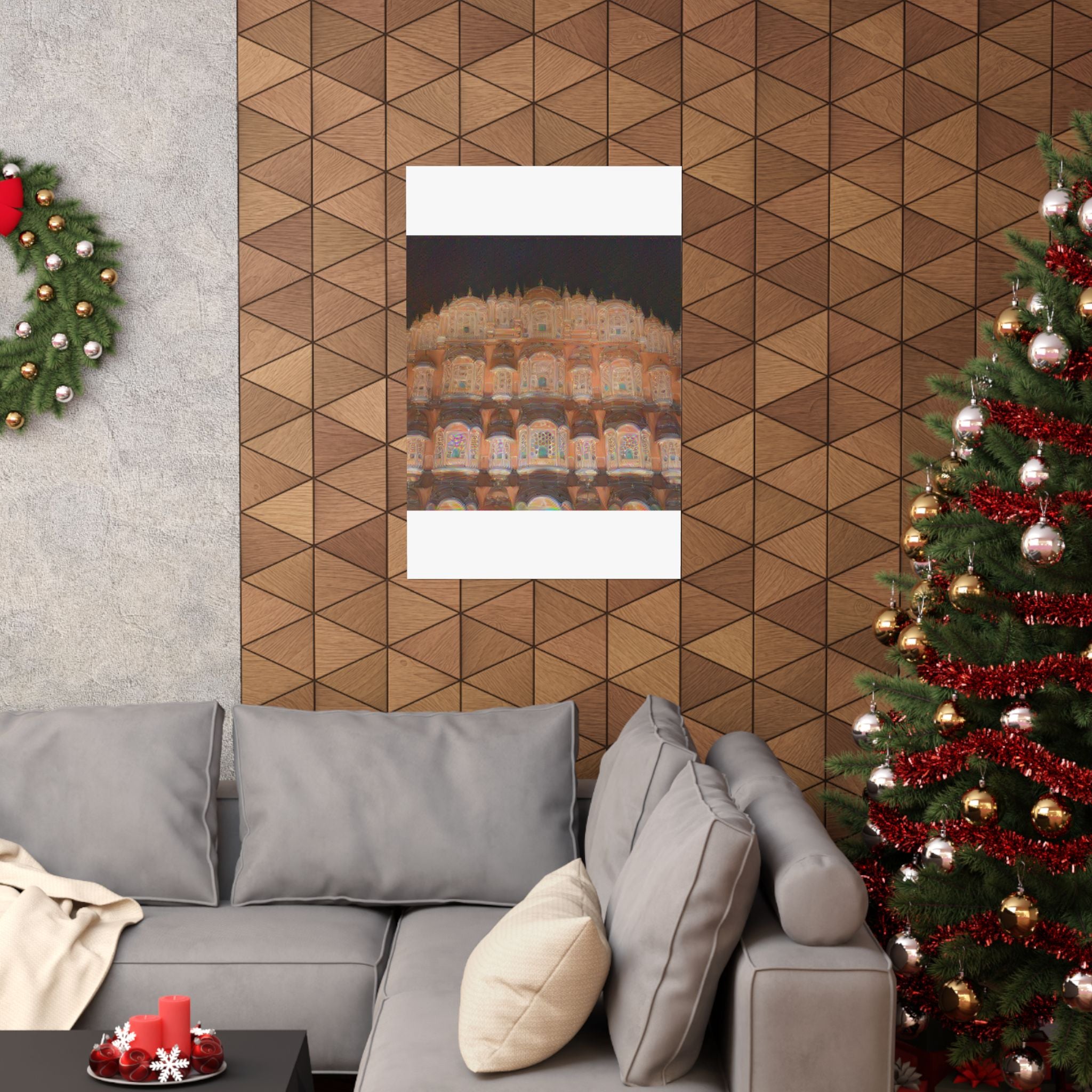 Hawa Mahal in The Scream Style | Edvard Munch Inspired Art