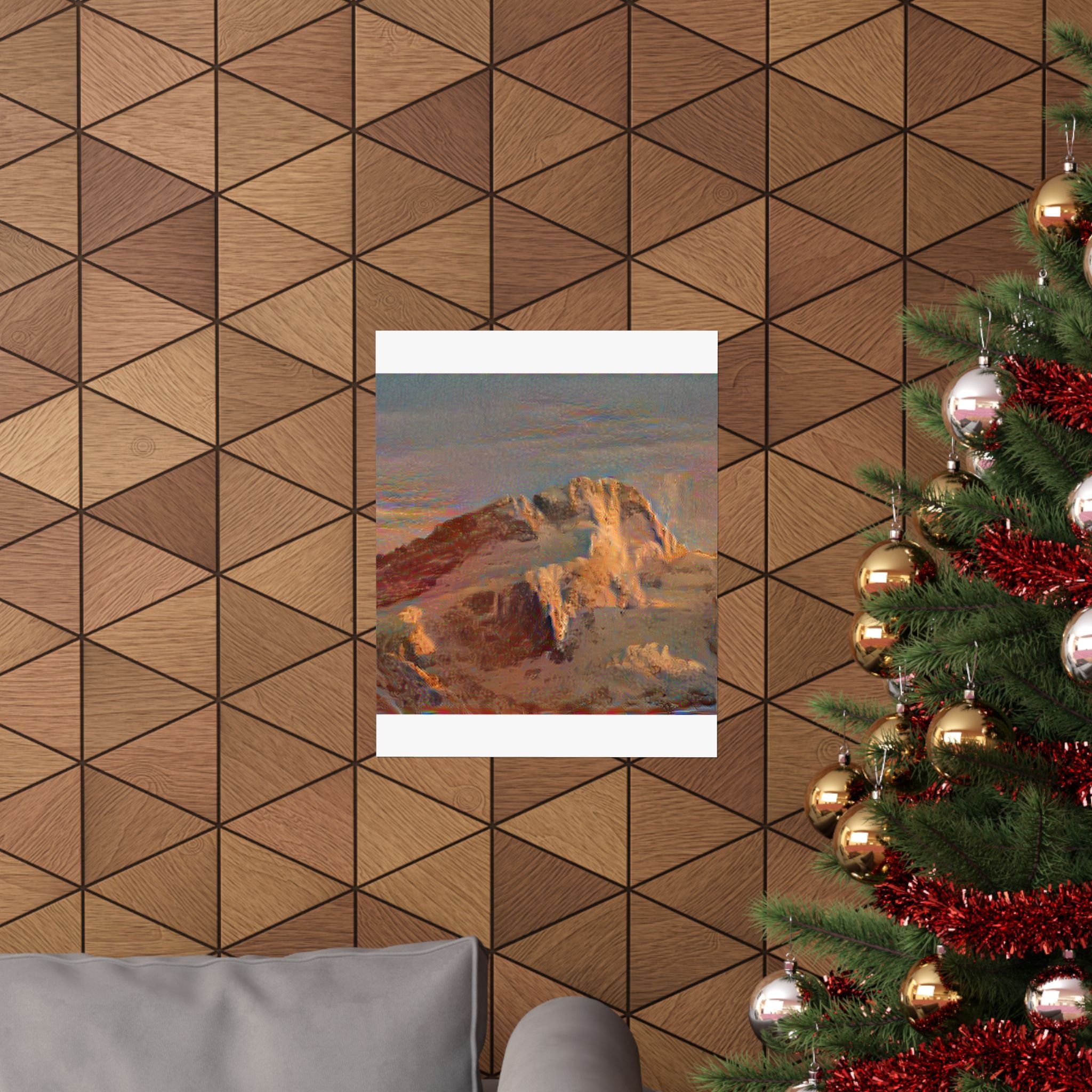 Milford Sound in The Scream Style | Edvard Munch Inspired Art