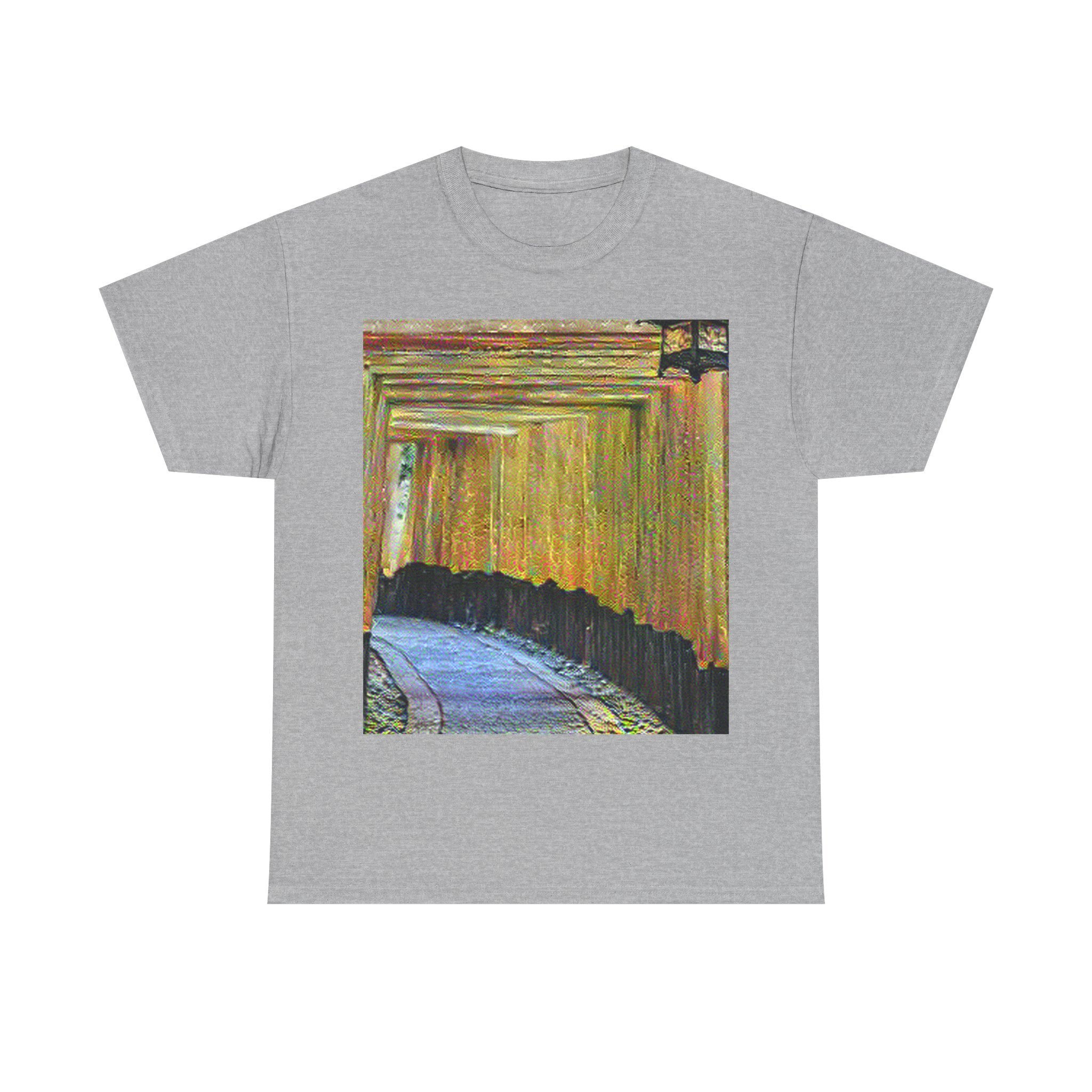 Fushimi Inari Shrine in Cafe Terrace at Night Style | Vincent van Gogh Inspired Art