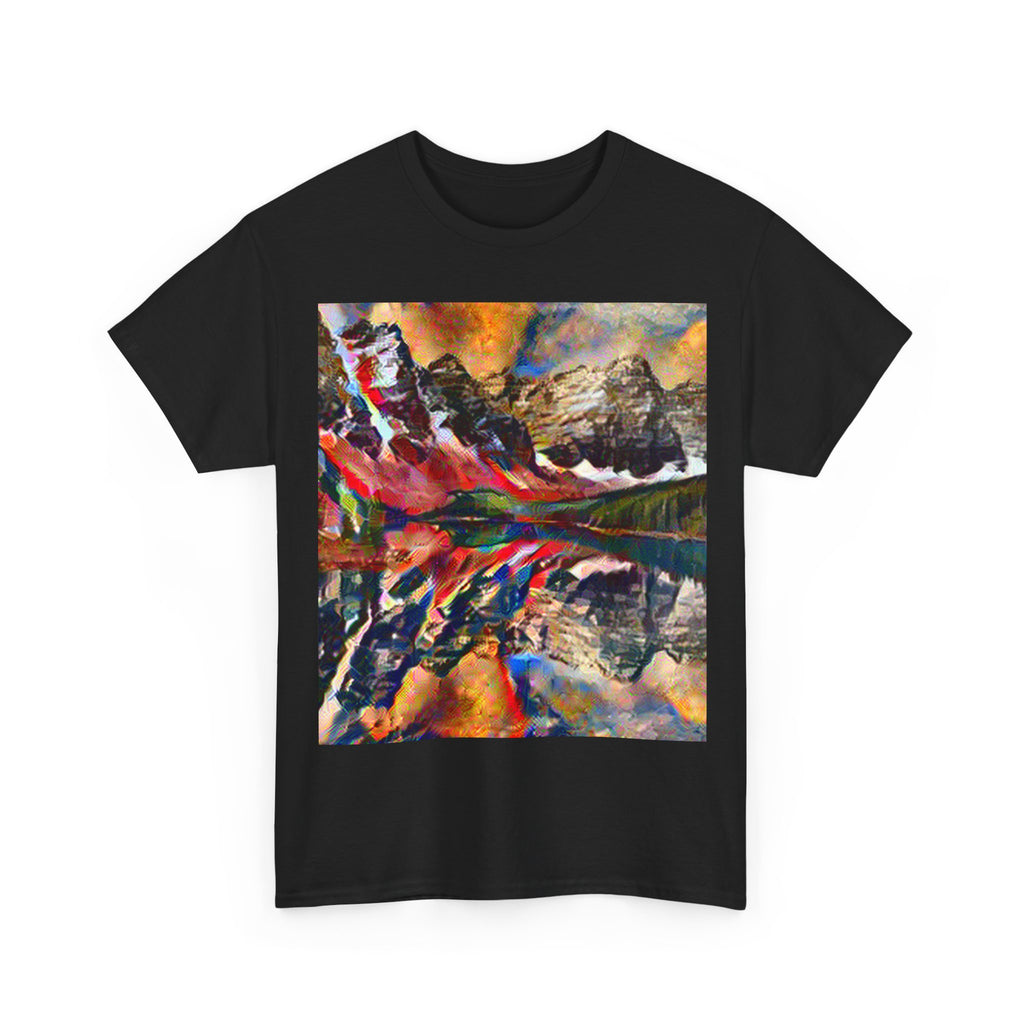 Moraine Lake in Composition VII Style | Wassily Kandinsky Inspired Art