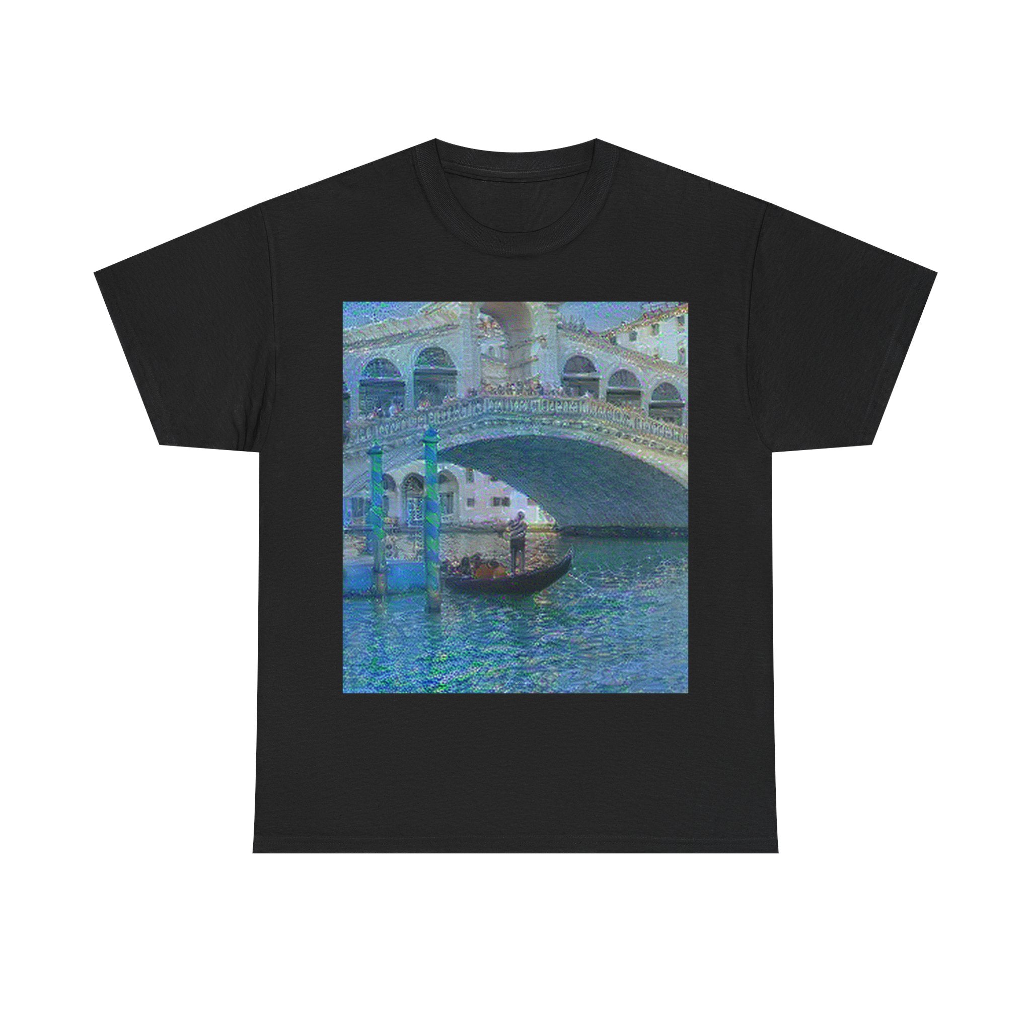 Rialto Bridge in Water Lilies Style | Claude Monet Inspired Art