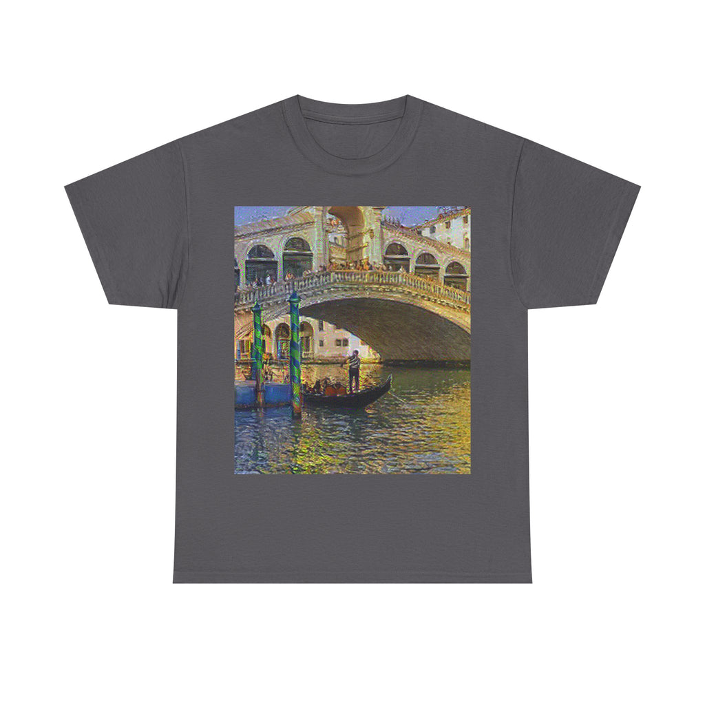 Rialto Bridge in Cafe Terrace at Night Style | Vincent van Gogh Inspired Art