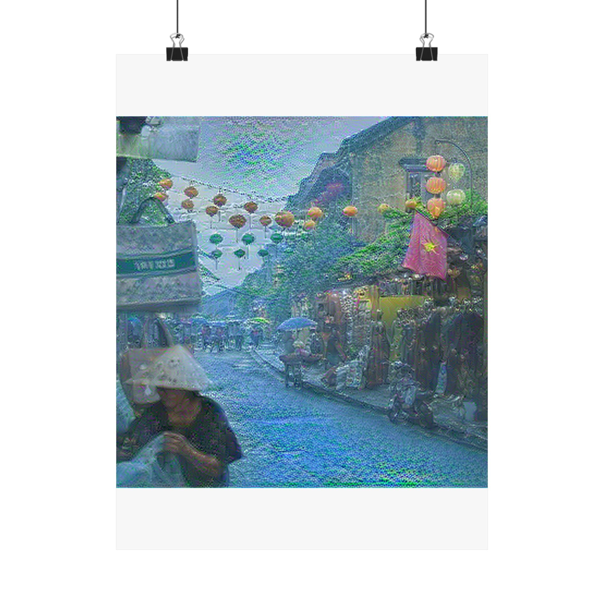 Hoi An Ancient Town in Water Lilies Style | Claude Monet Inspired Art