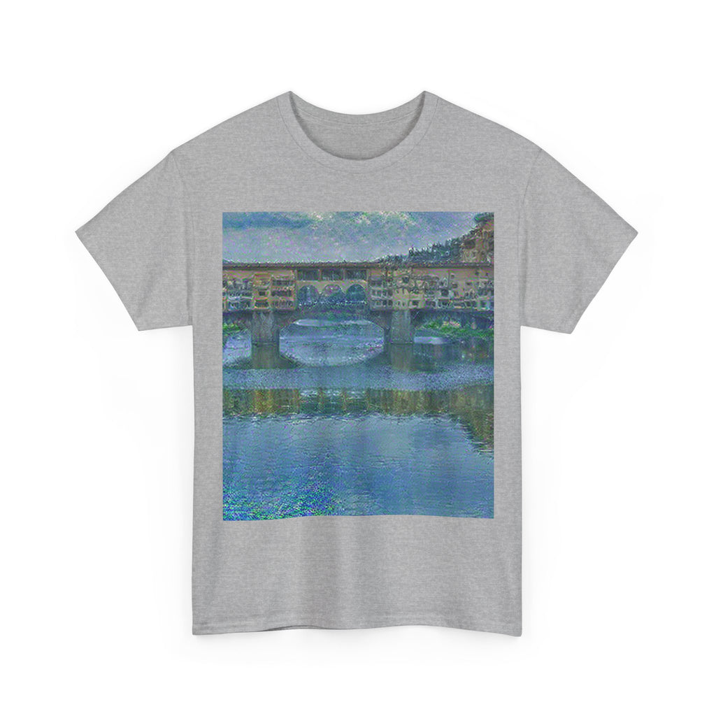 Ponte Vecchio in Water Lilies Style | Claude Monet Inspired Art