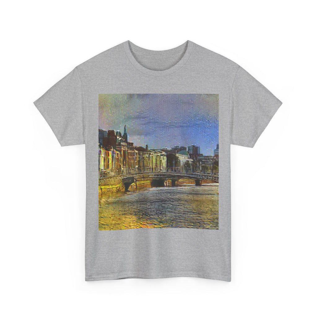 Ha'penny Bridge in Cafe Terrace at Night Style | Vincent van Gogh Inspired Art