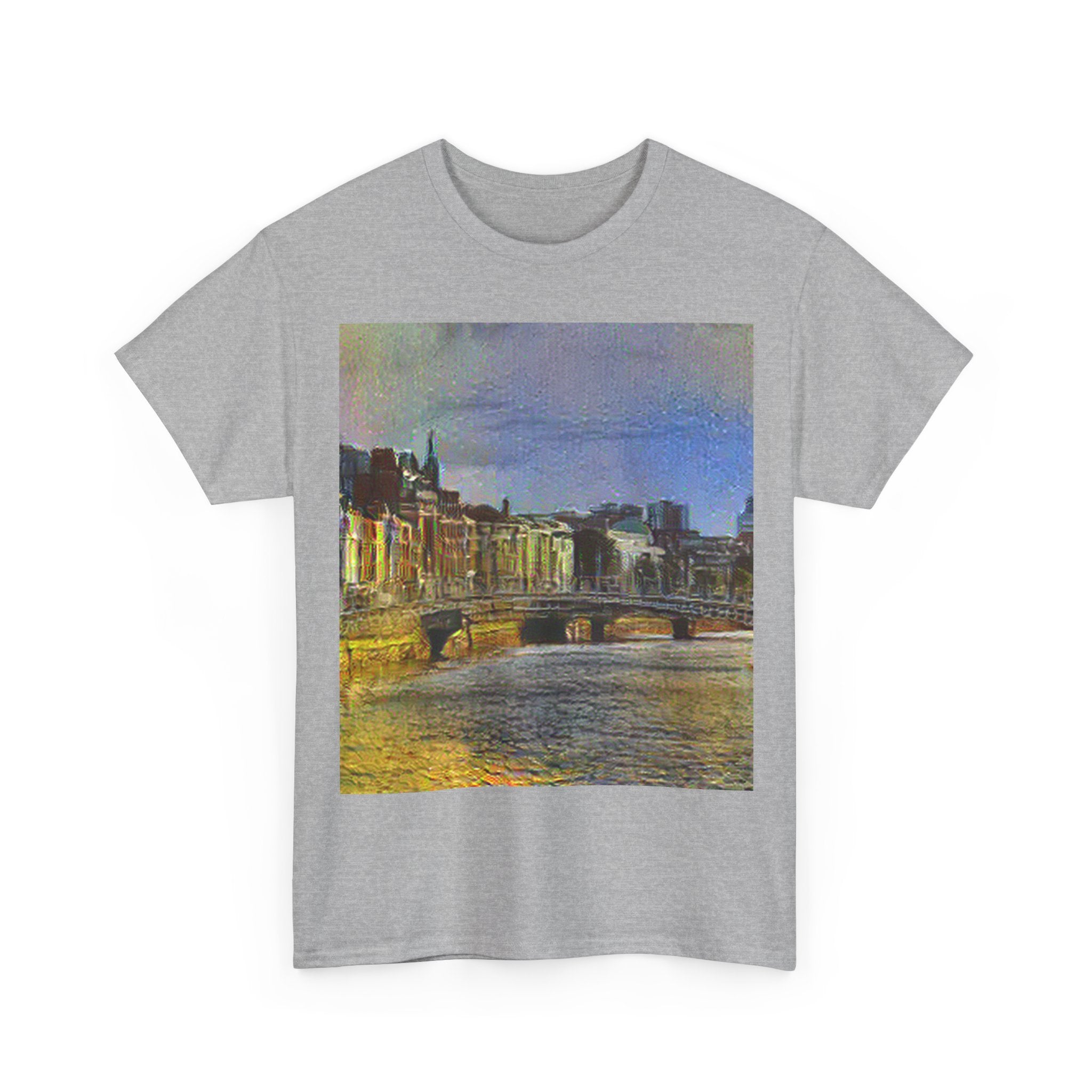 Ha'penny Bridge in Cafe Terrace at Night Style | Vincent van Gogh Inspired Art