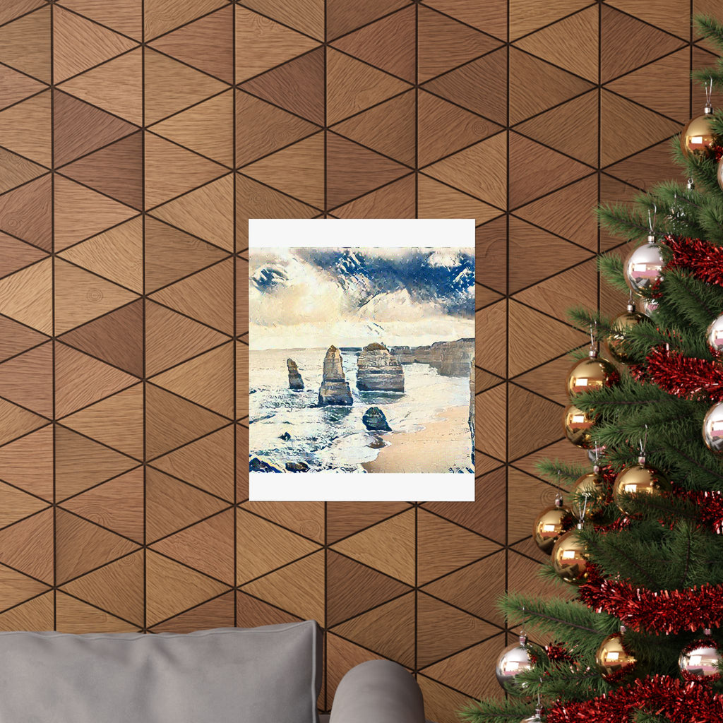 Twelve Apostles in The Great Wave off Kanagawa Style | Katsushika Hokusai Inspired Art