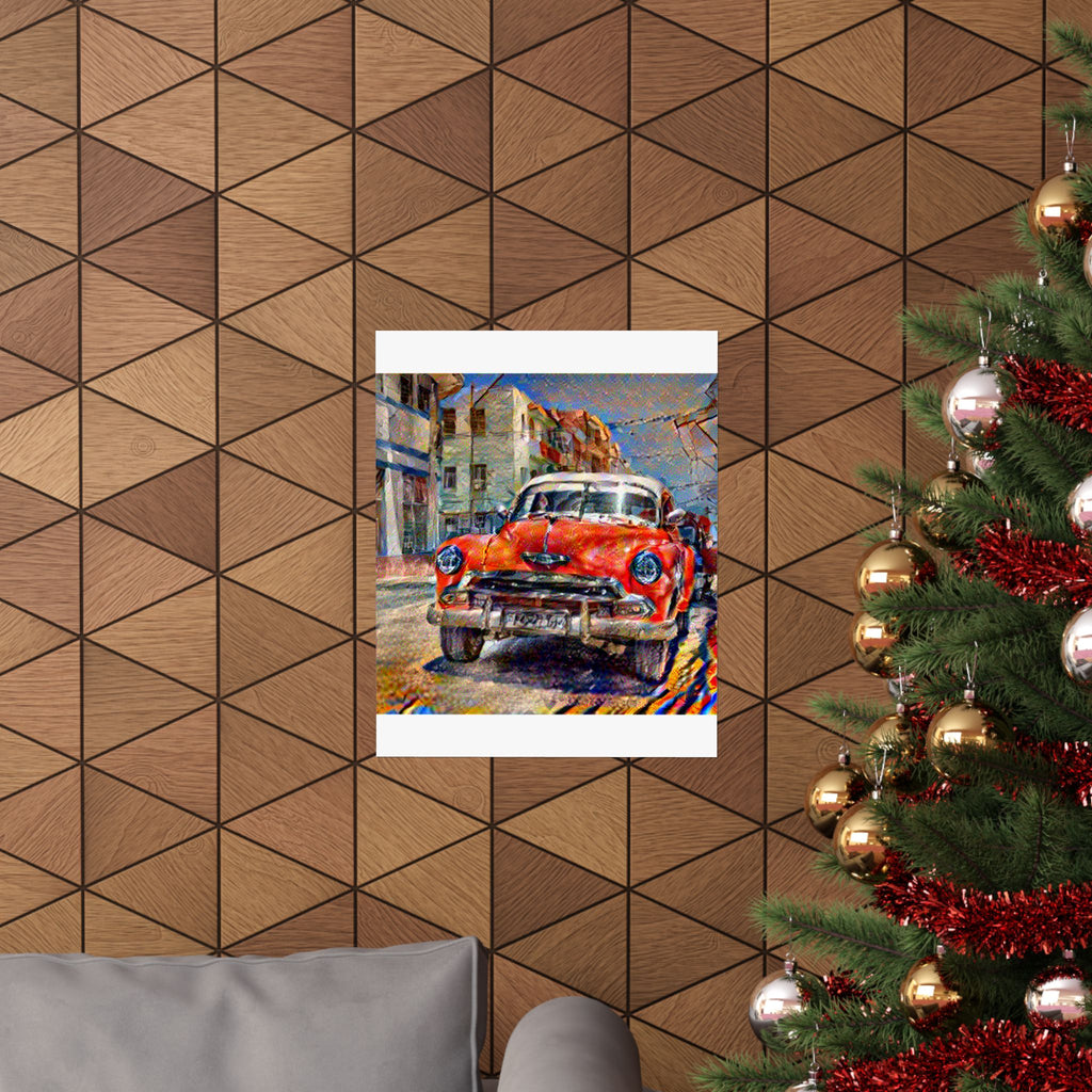 Old Havana in Composition VII Style | Wassily Kandinsky Inspired Art