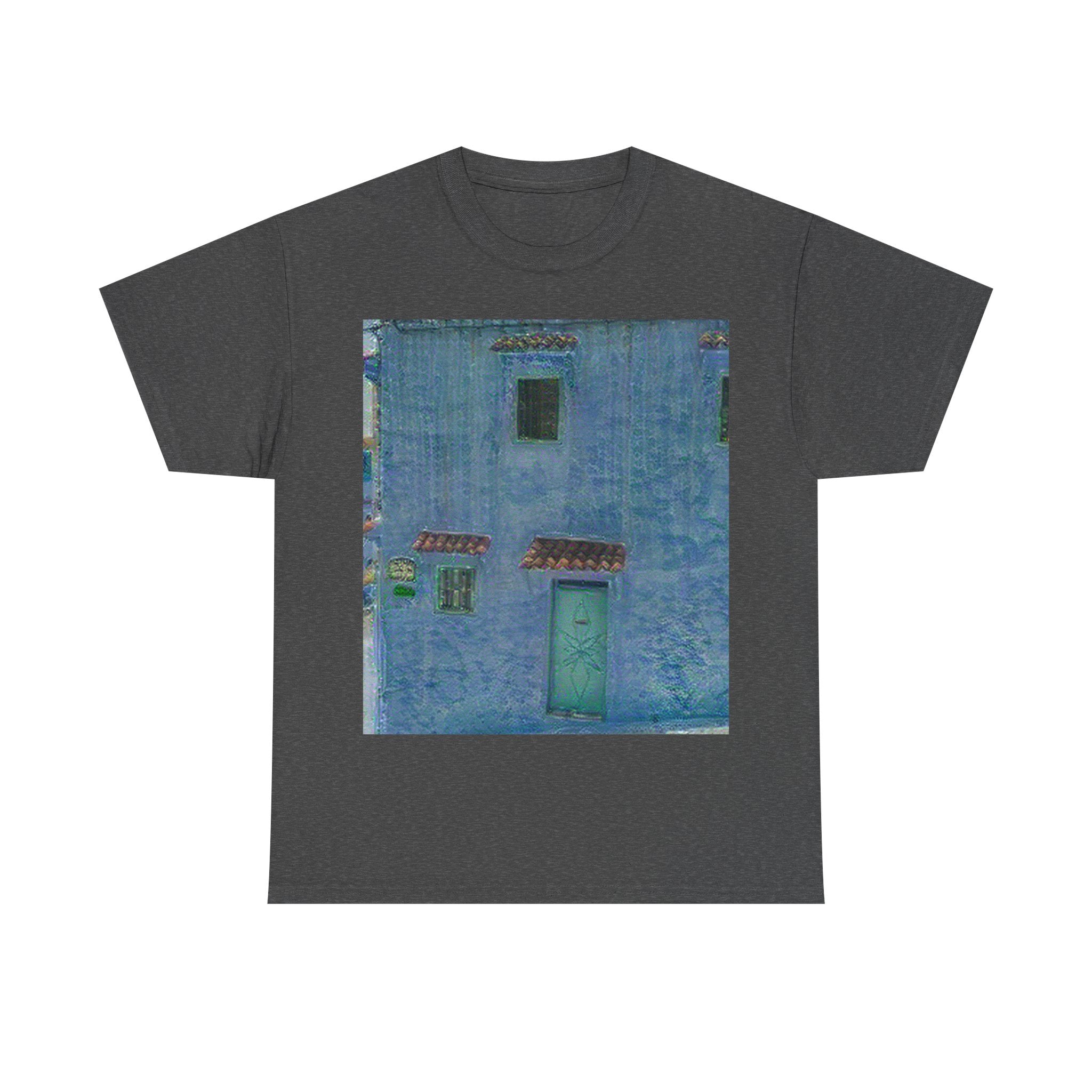 Chefchaouen in Water Lilies Style | Claude Monet Inspired Art