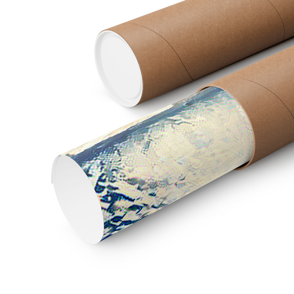 Chefchaouen in The Great Wave off Kanagawa Style | Katsushika Hokusai Inspired Art