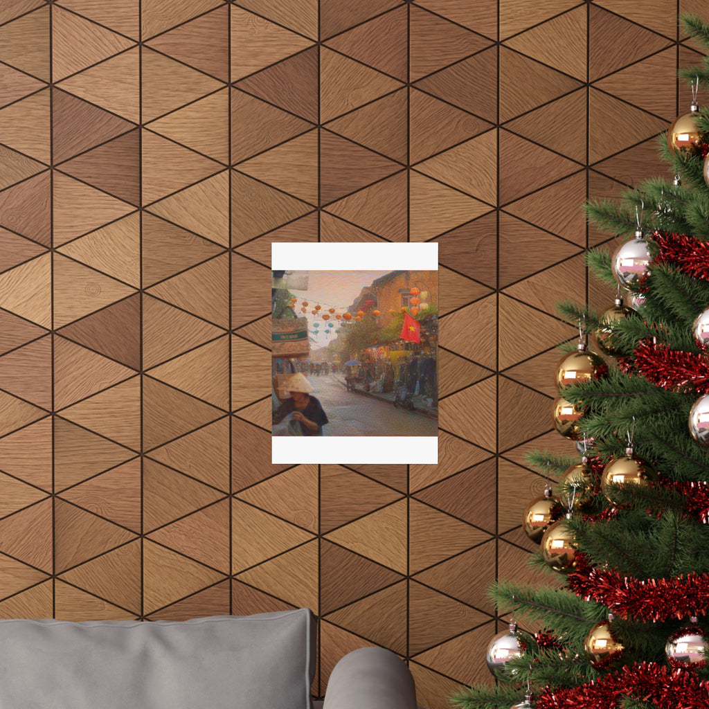 Hoi An Ancient Town in The Scream Style | Edvard Munch Inspired Art