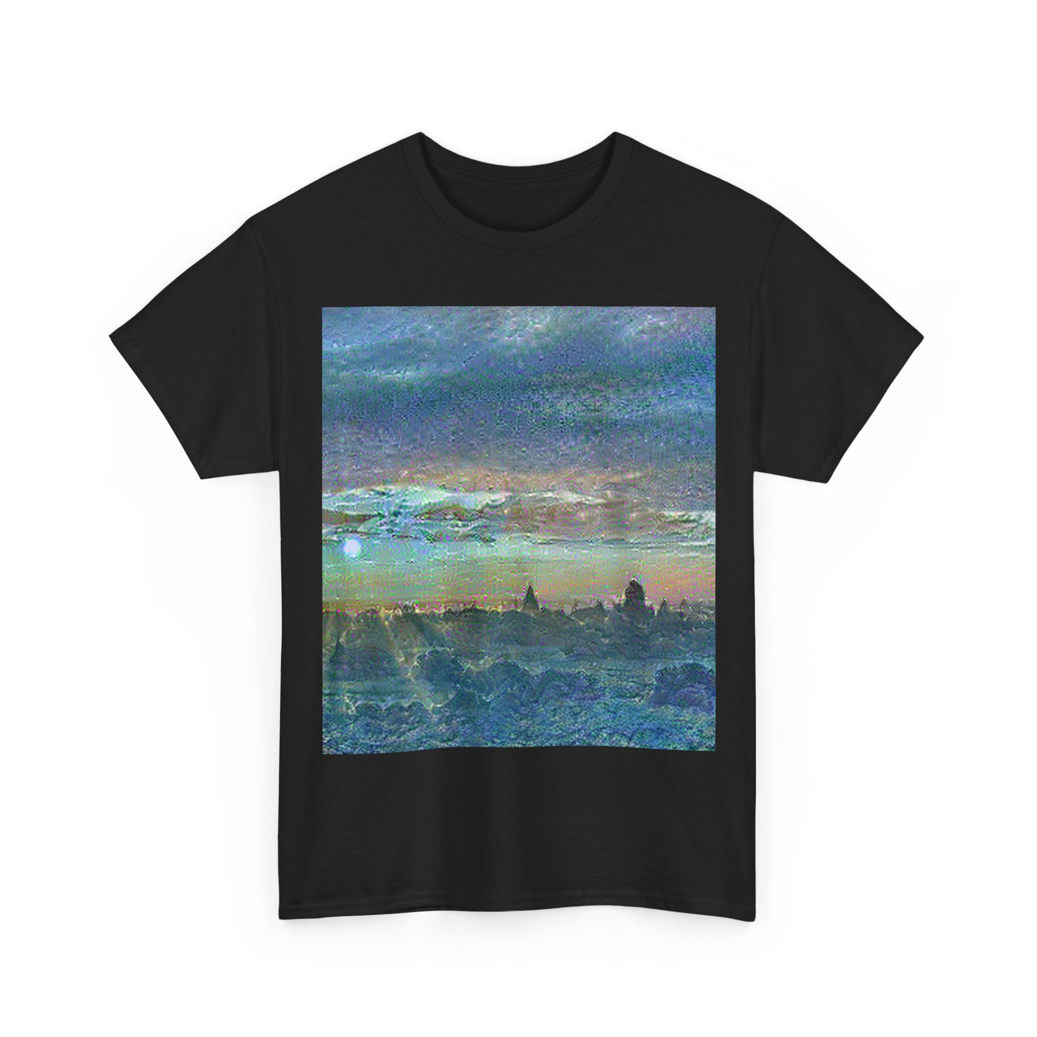 Bagan Temple Plain in Water Lilies Style | Claude Monet Inspired Art
