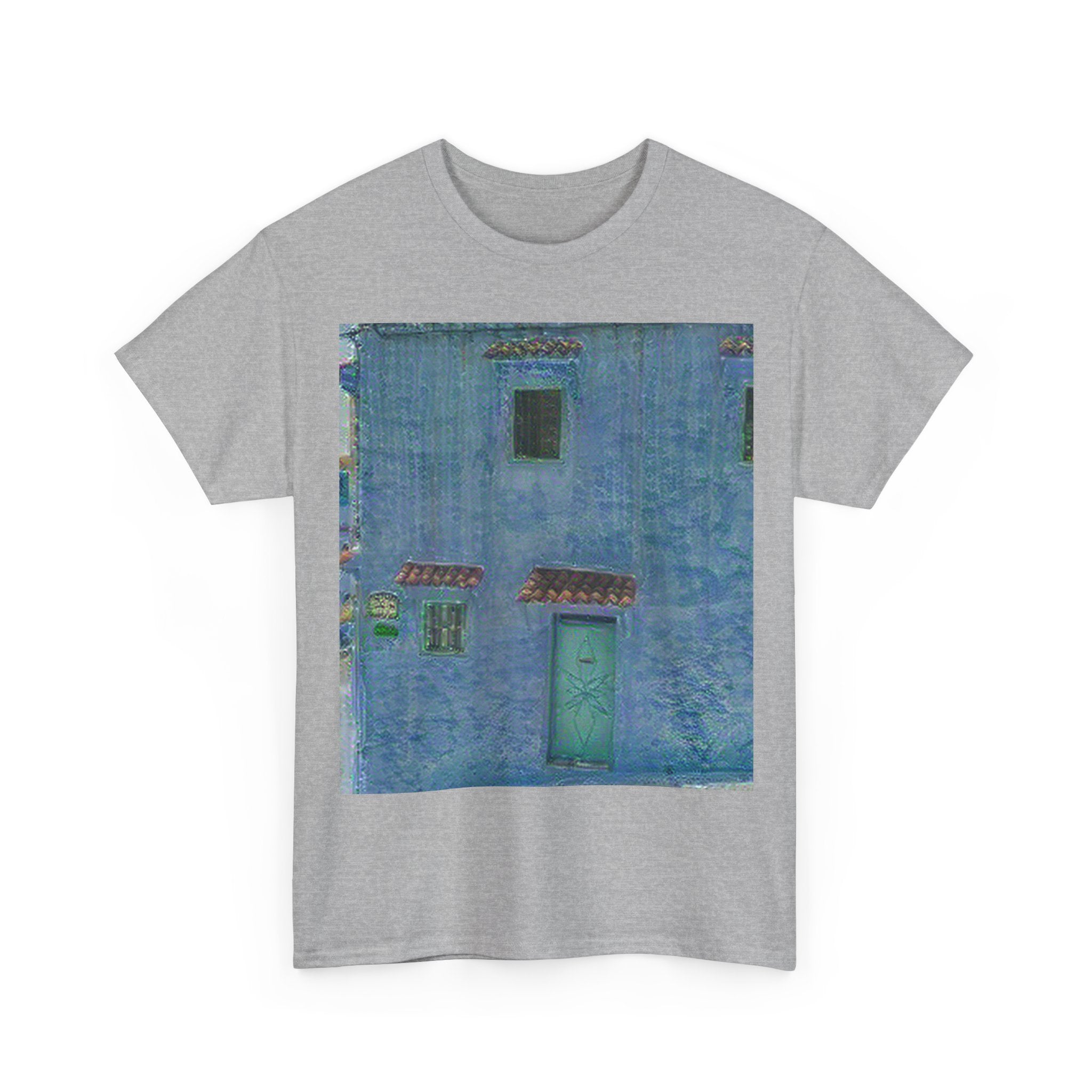 Chefchaouen in Water Lilies Style | Claude Monet Inspired Art