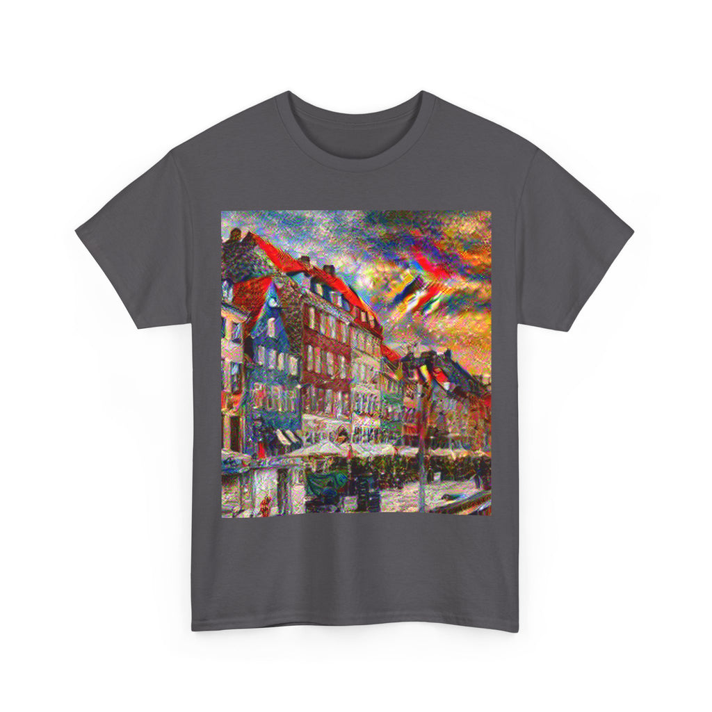 Nyhavn in Composition VII Style | Wassily Kandinsky Inspired Art