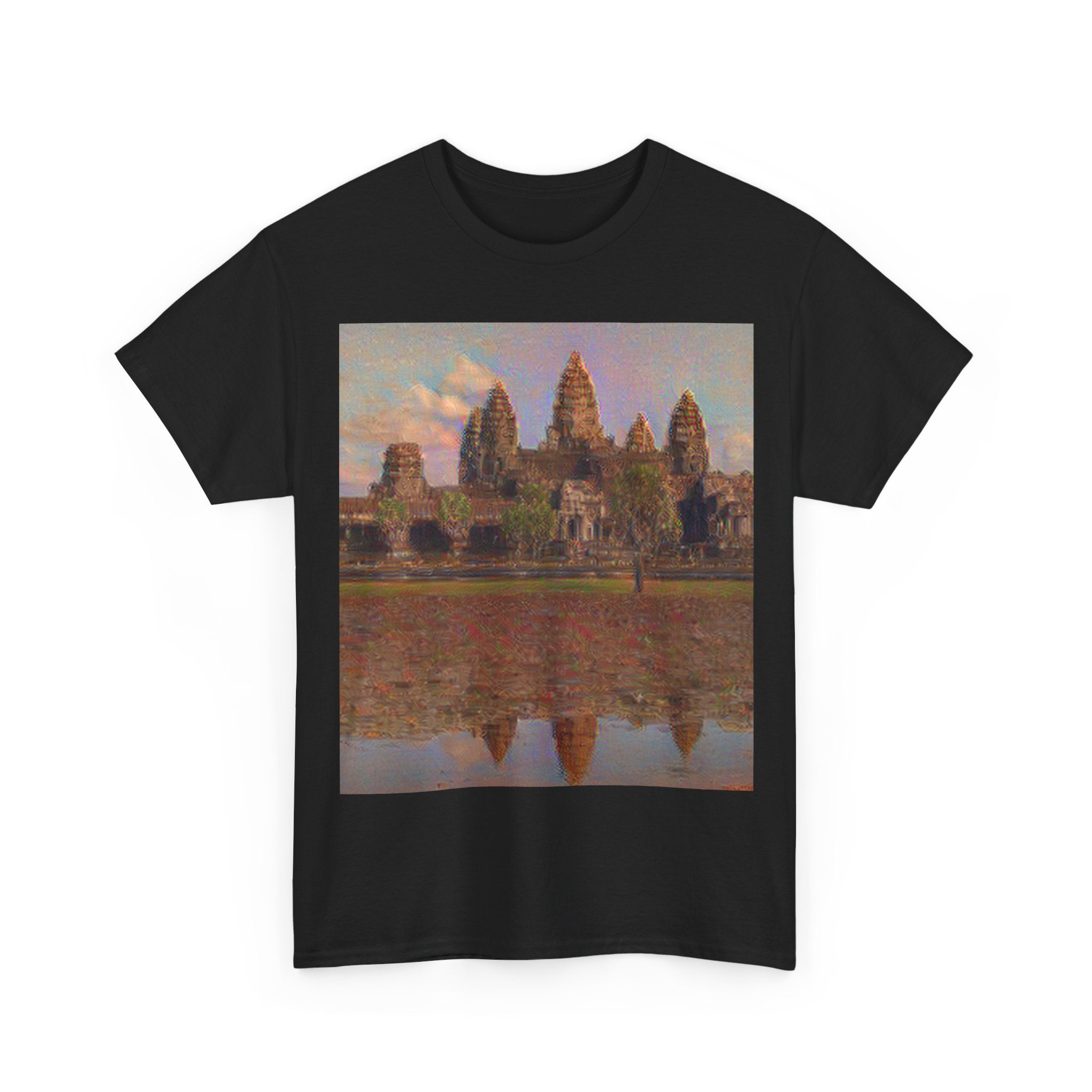 Angkor Wat in The Scream Style | Edvard Munch Inspired Art