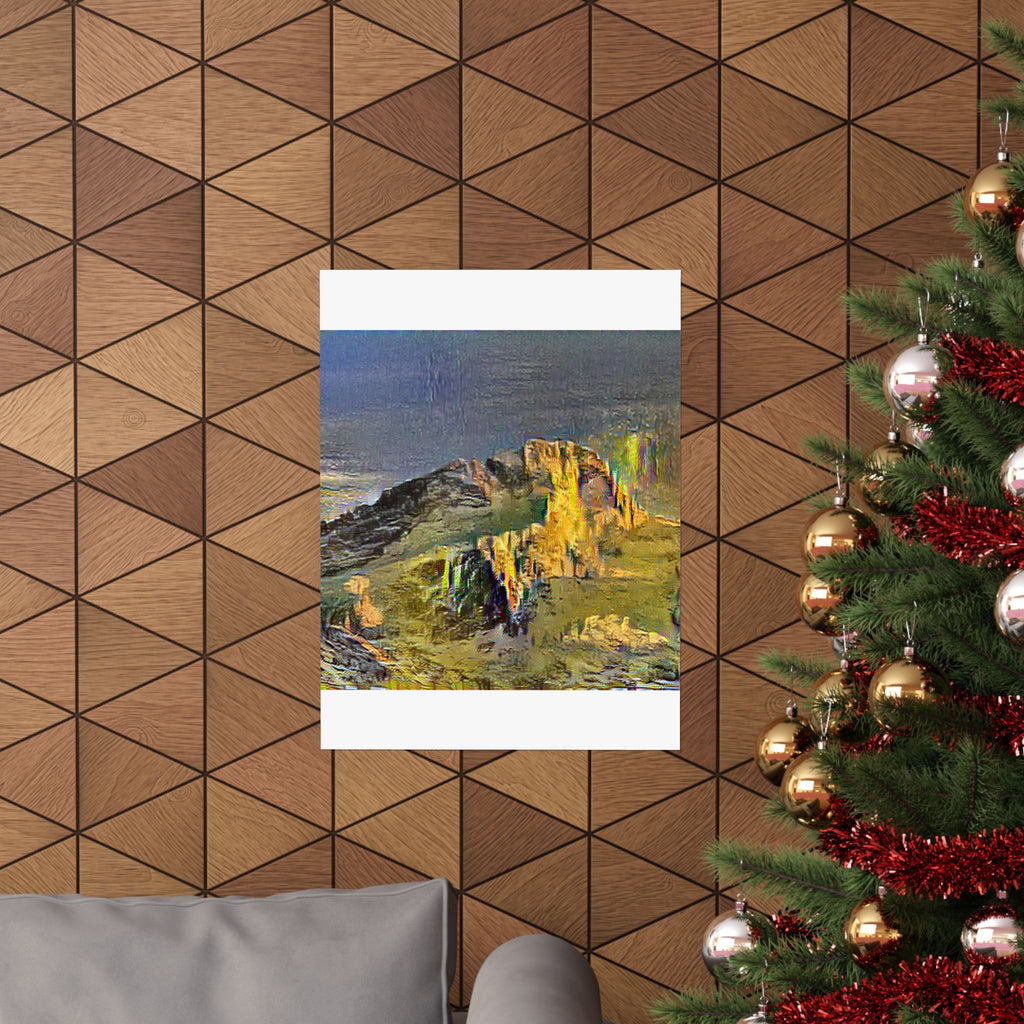 Milford Sound in Cafe Terrace at Night Style | Vincent van Gogh Inspired Art