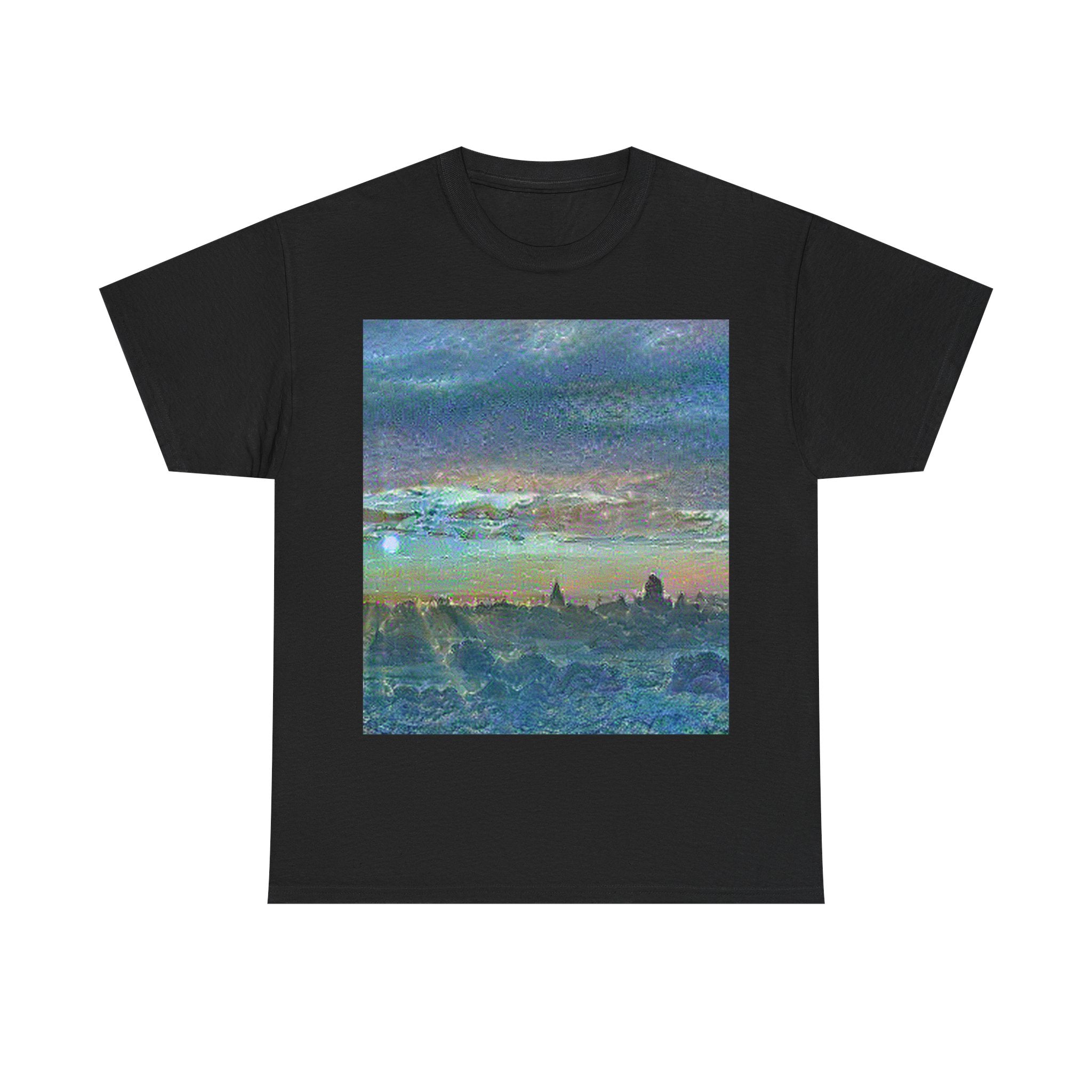 Bagan Temple Plain in Water Lilies Style | Claude Monet Inspired Art