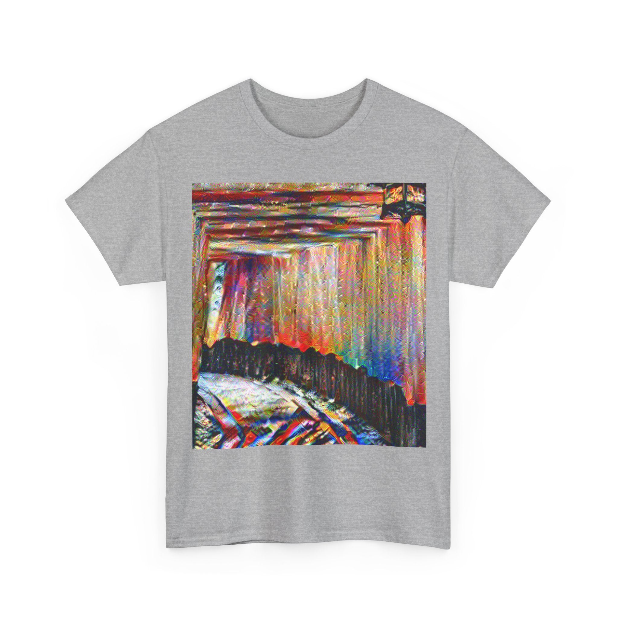 Fushimi Inari Shrine in Composition VII Style | Wassily Kandinsky Inspired Art