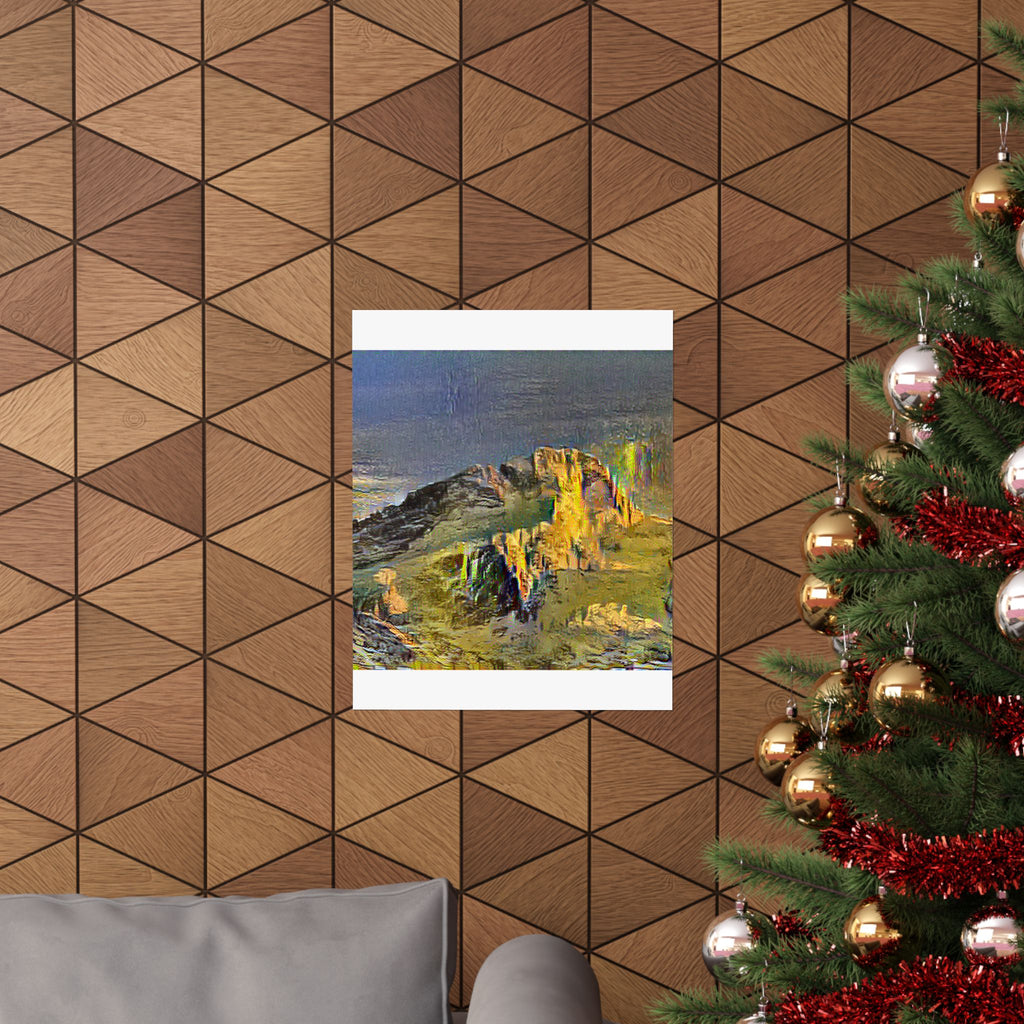 Milford Sound in Cafe Terrace at Night Style | Vincent van Gogh Inspired Art