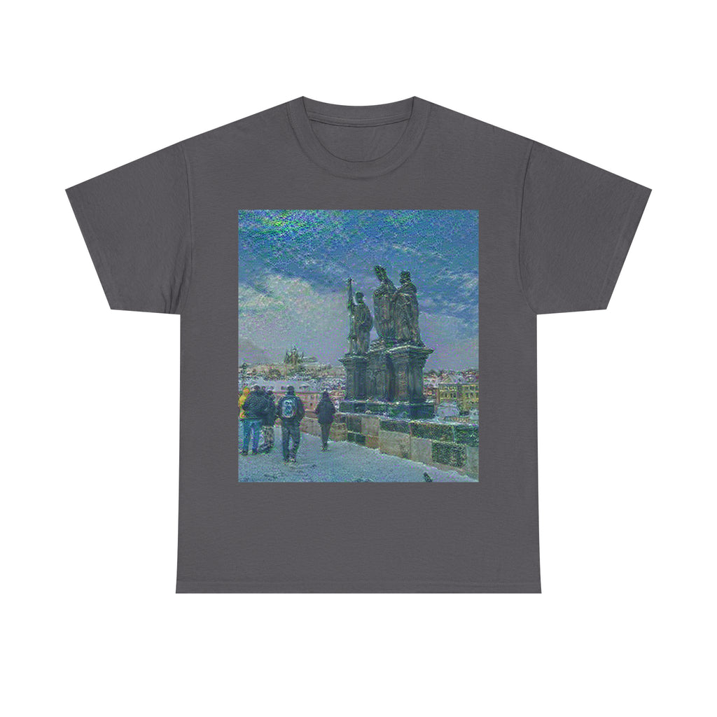 Charles Bridge in Water Lilies Style | Claude Monet Inspired Art