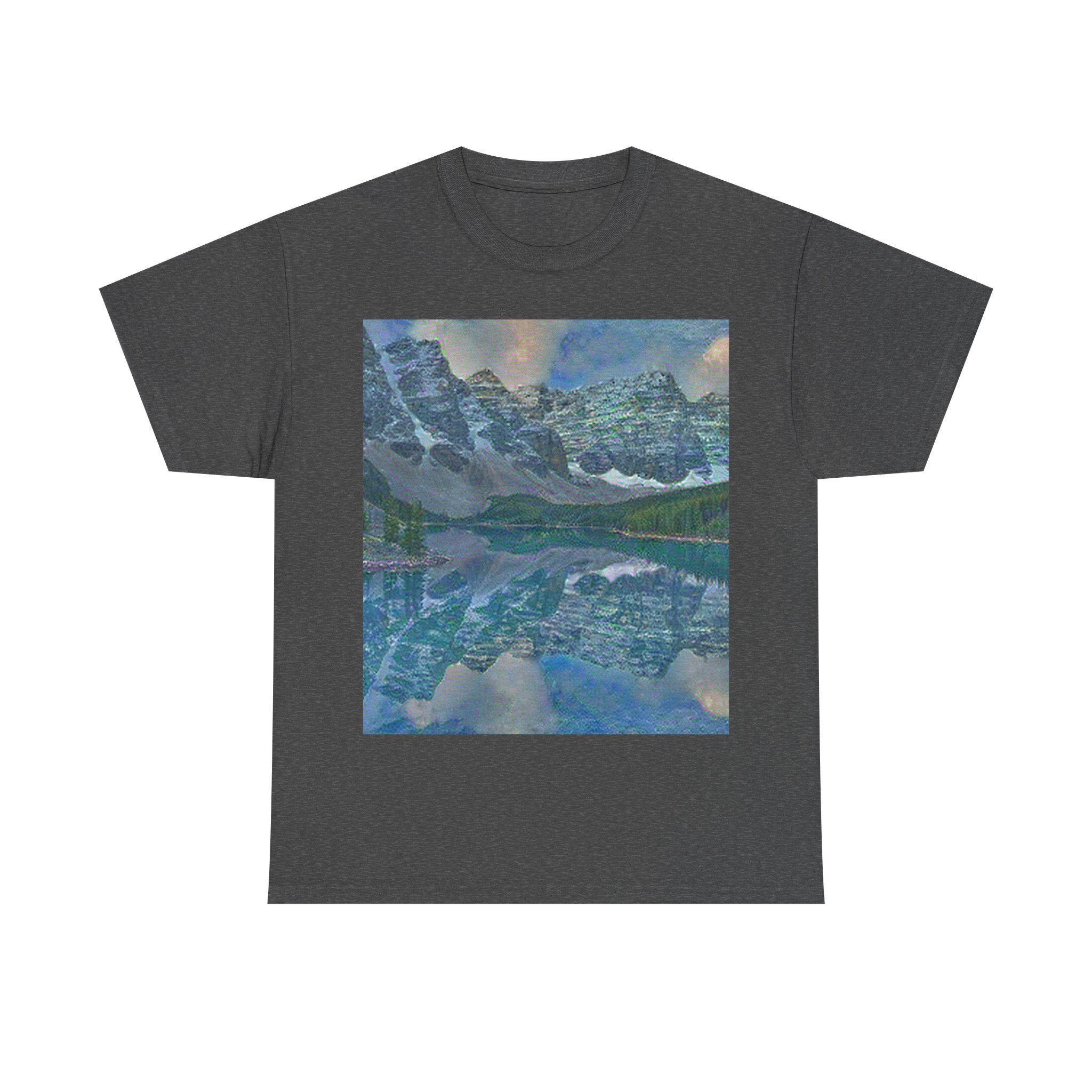 Moraine Lake in Water Lilies Style | Claude Monet Inspired Art