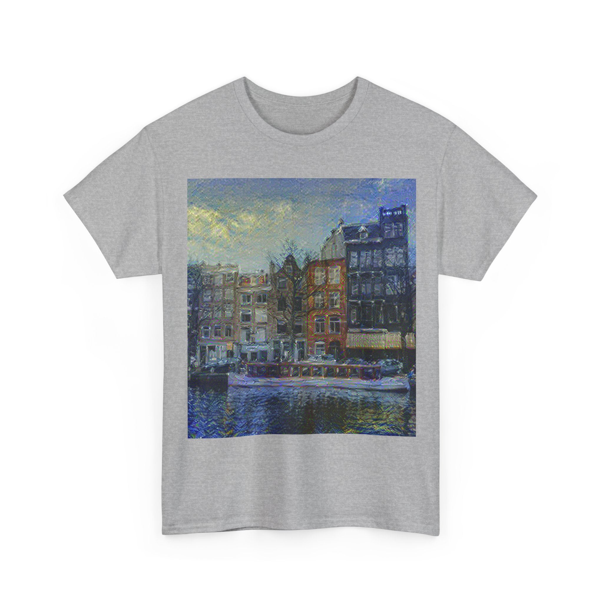 Amsterdam Canal Ring in Starry Night Style | Vincent van Gogh Inspired Art