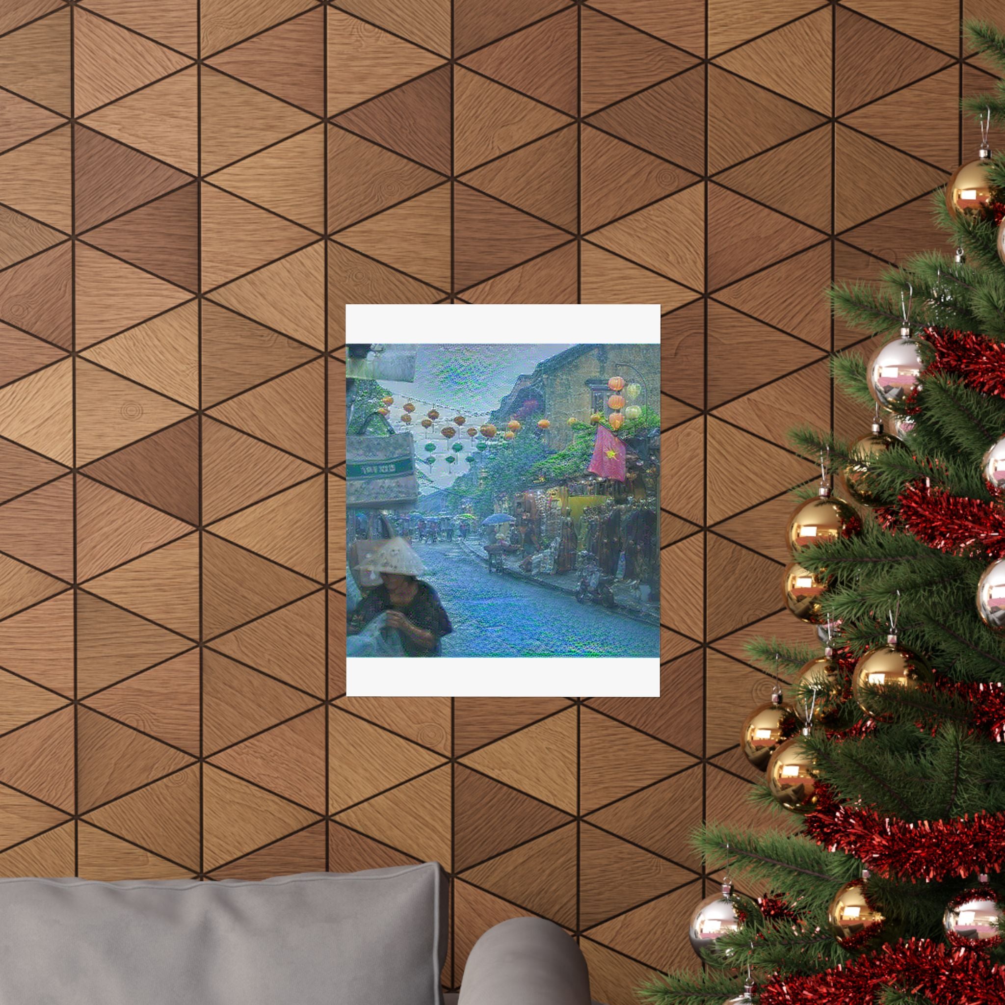 Hoi An Ancient Town in Water Lilies Style | Claude Monet Inspired Art