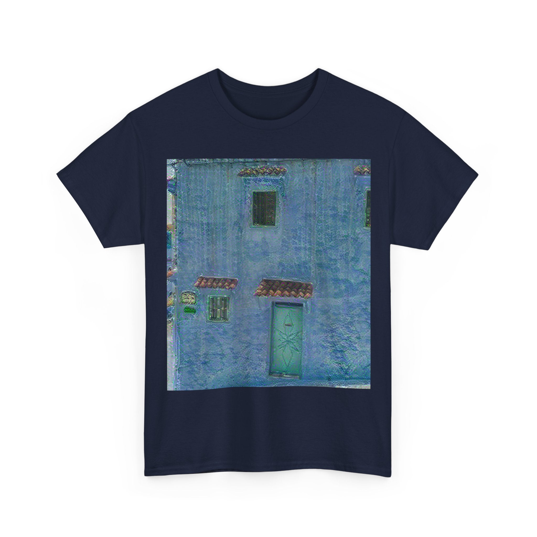 Chefchaouen in Water Lilies Style | Claude Monet Inspired Art