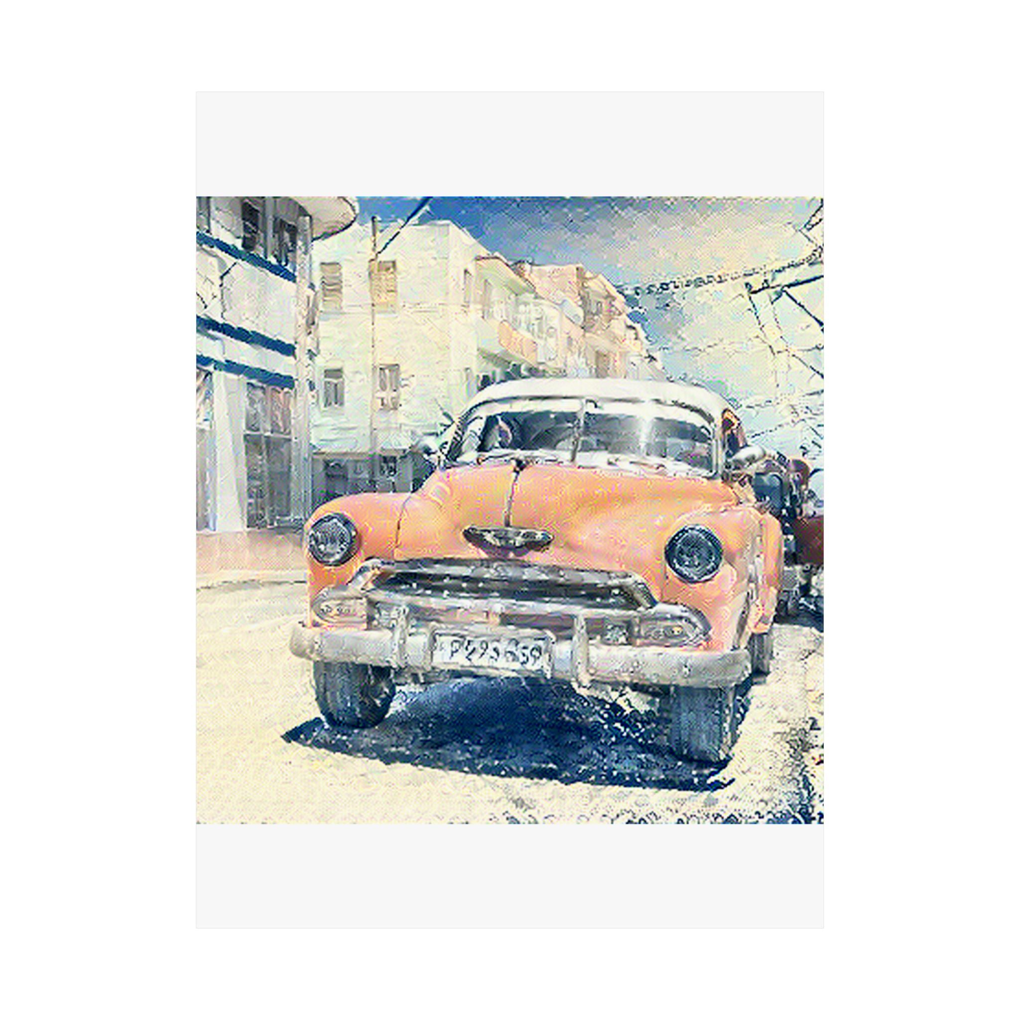 Old Havana in The Great Wave off Kanagawa Style | Katsushika Hokusai Inspired Art