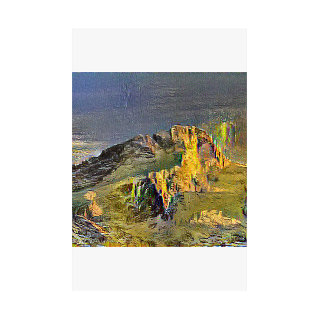 Milford Sound in Cafe Terrace at Night Style | Vincent van Gogh Inspired Art