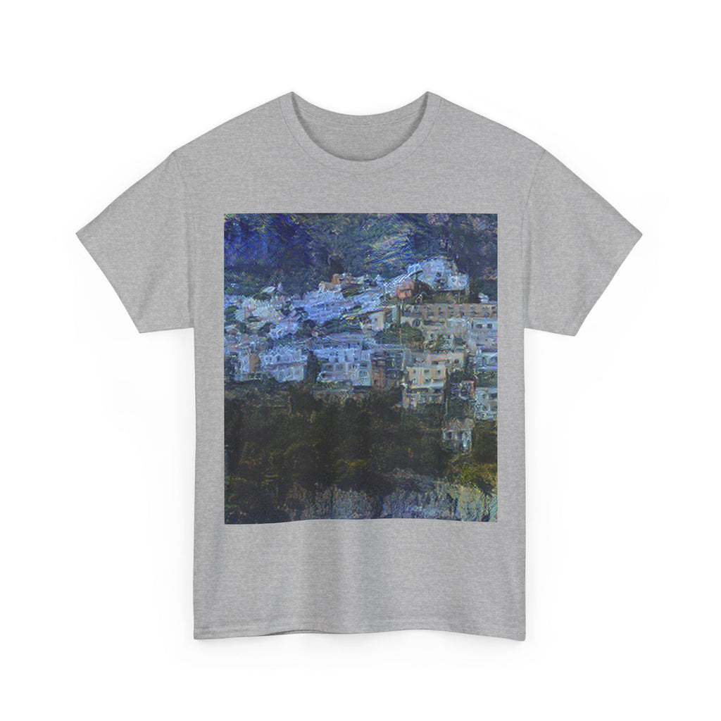 Amalfi Coast in Starry Night Style - T-Shirt Gift