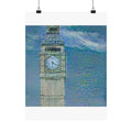Big Ben in Water Lilies Style | Claude Monet Inspired Art
