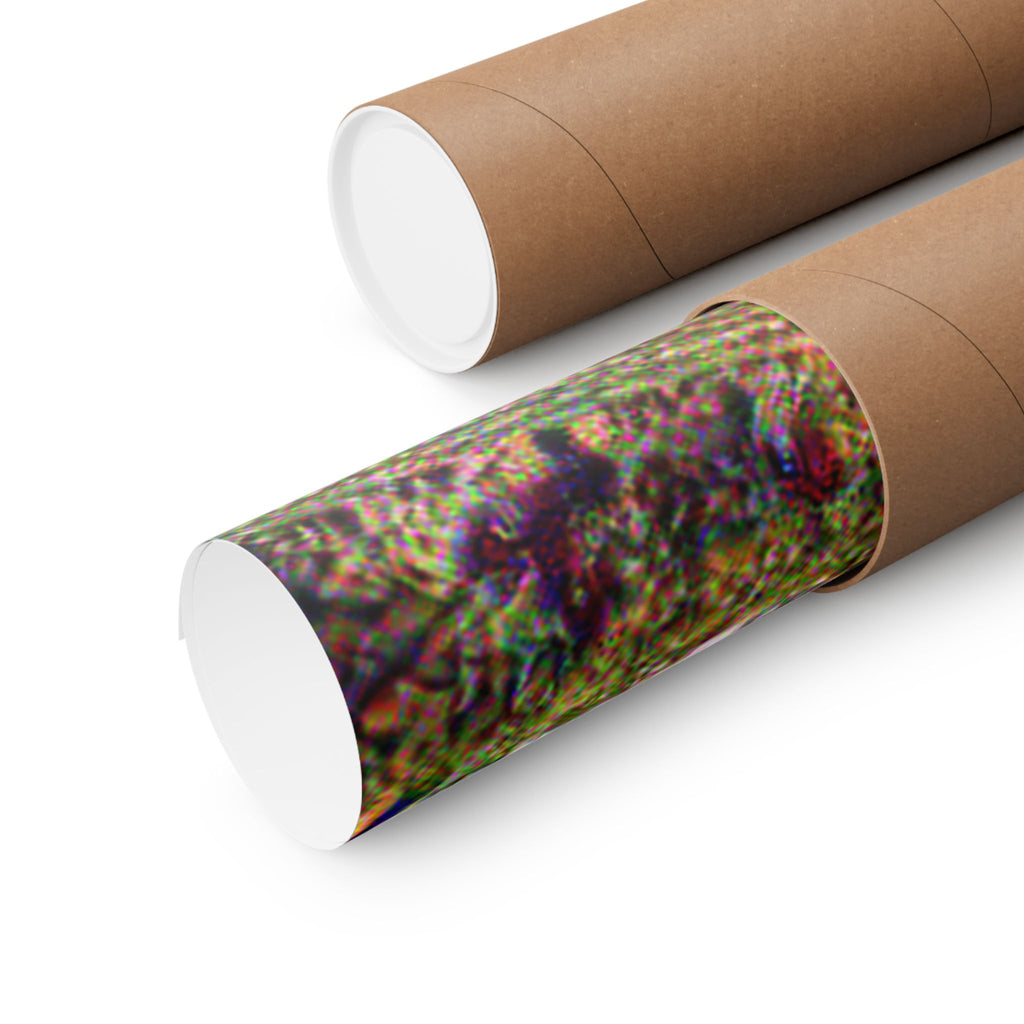 Mount Fuji in Composition Vii Style - Poster Print