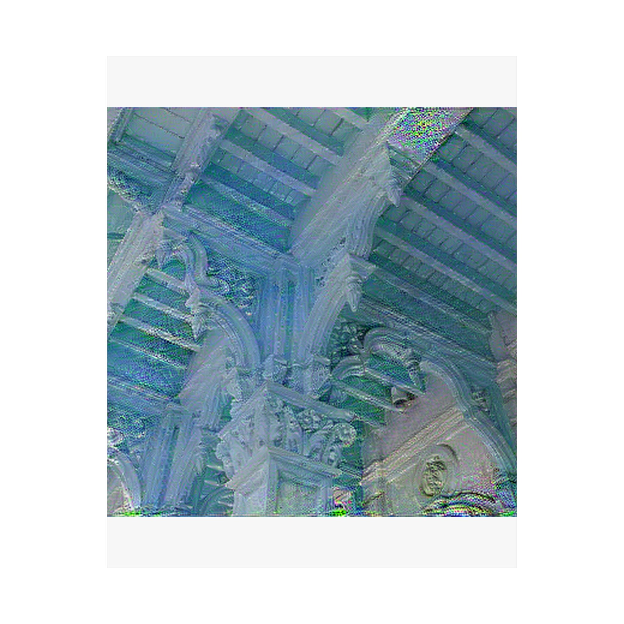 Zanzibar Stone Town in Water Lilies Style | Claude Monet Inspired Art