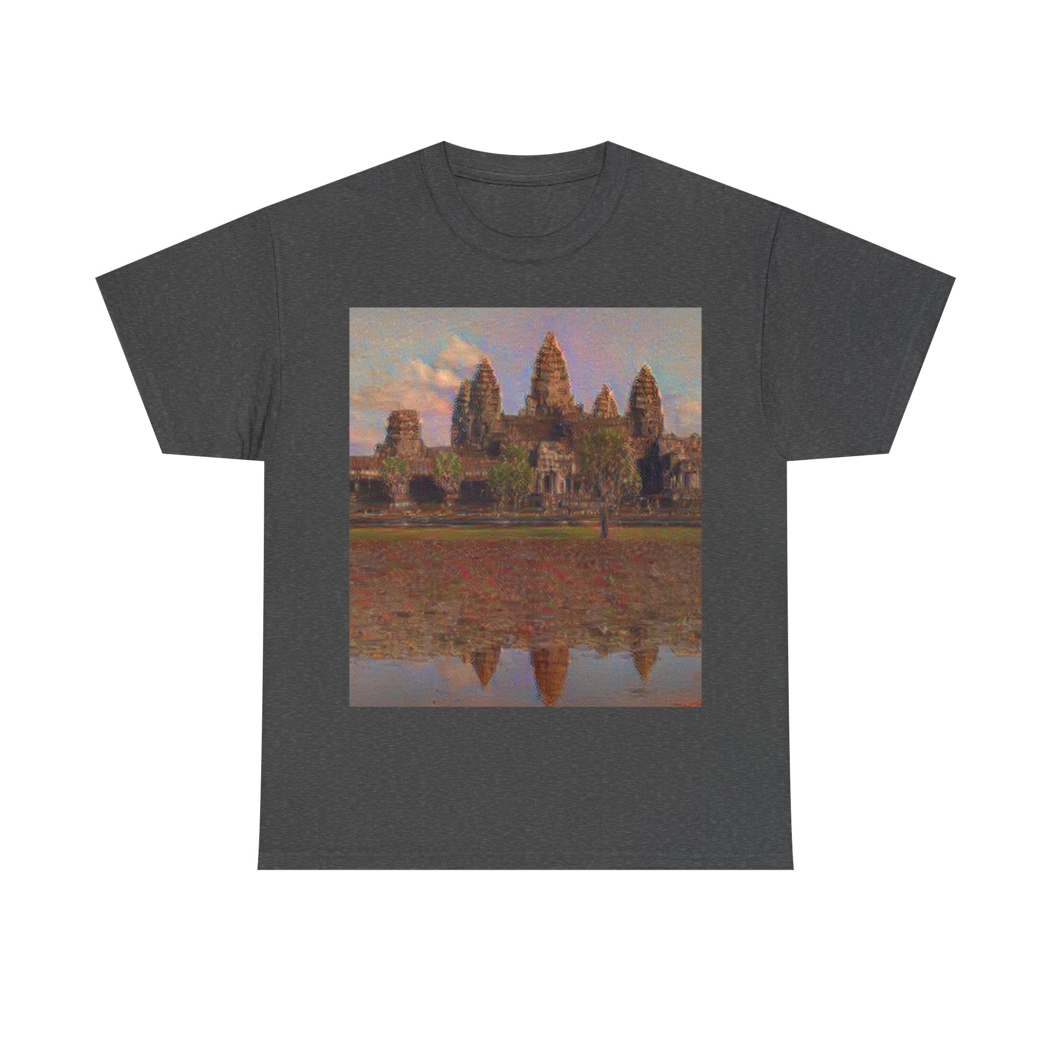 Angkor Wat in The Scream Style | Edvard Munch Inspired Art