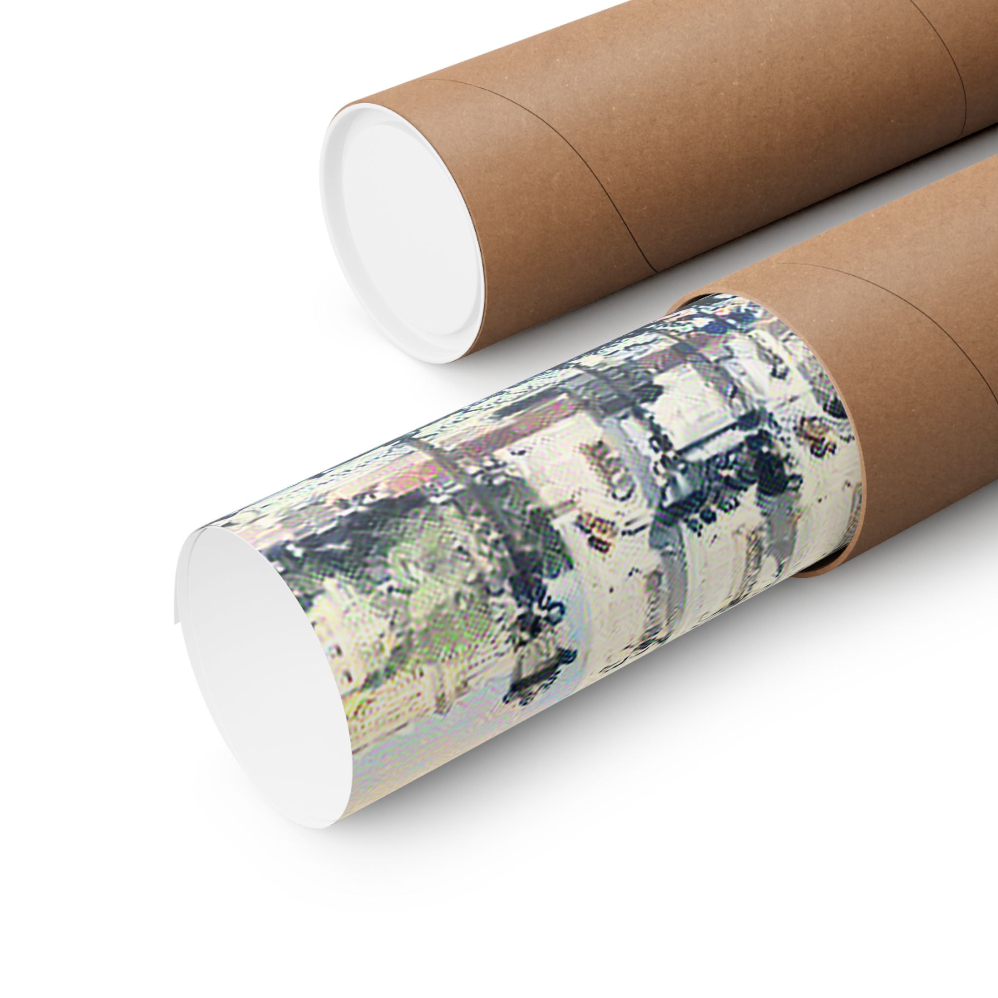 St Basils in Great Wave Style - Poster Print