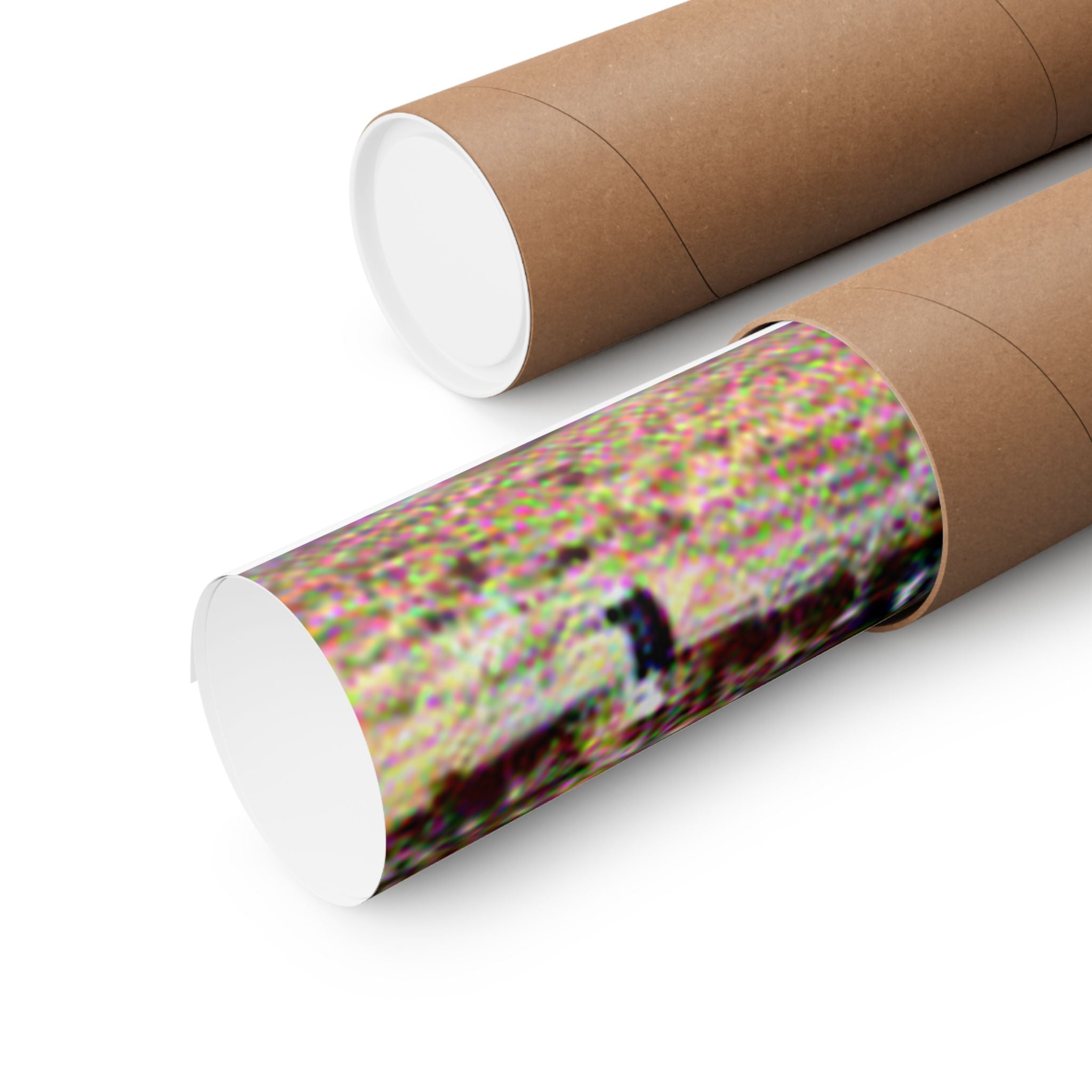 Pyramids Giza in Composition Vii Style - Poster Print