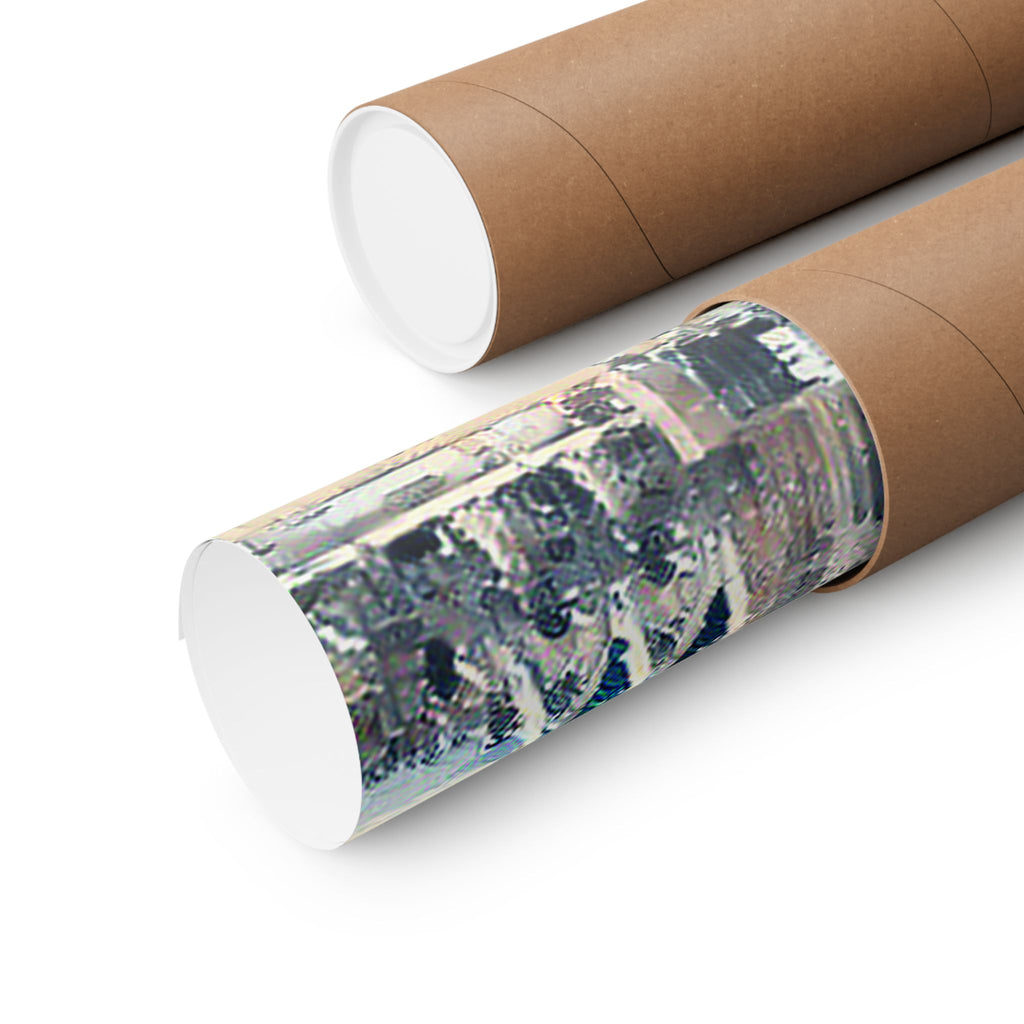 Sagrada Familia in Great Wave Style - Poster Print