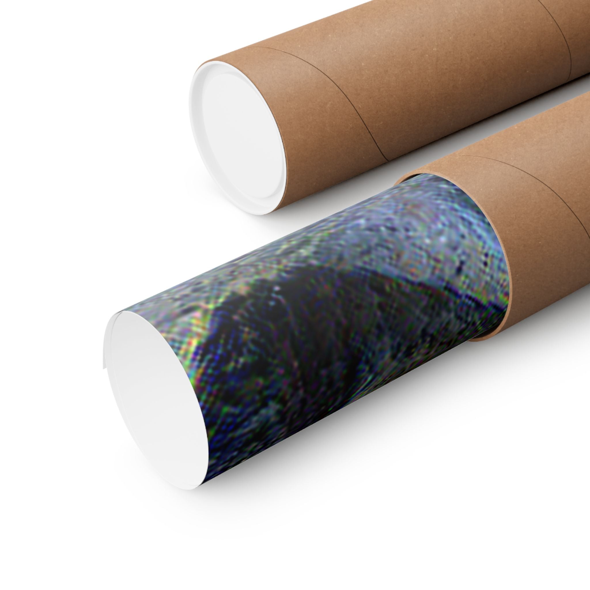 Moai in Starry Night Style - Poster Print