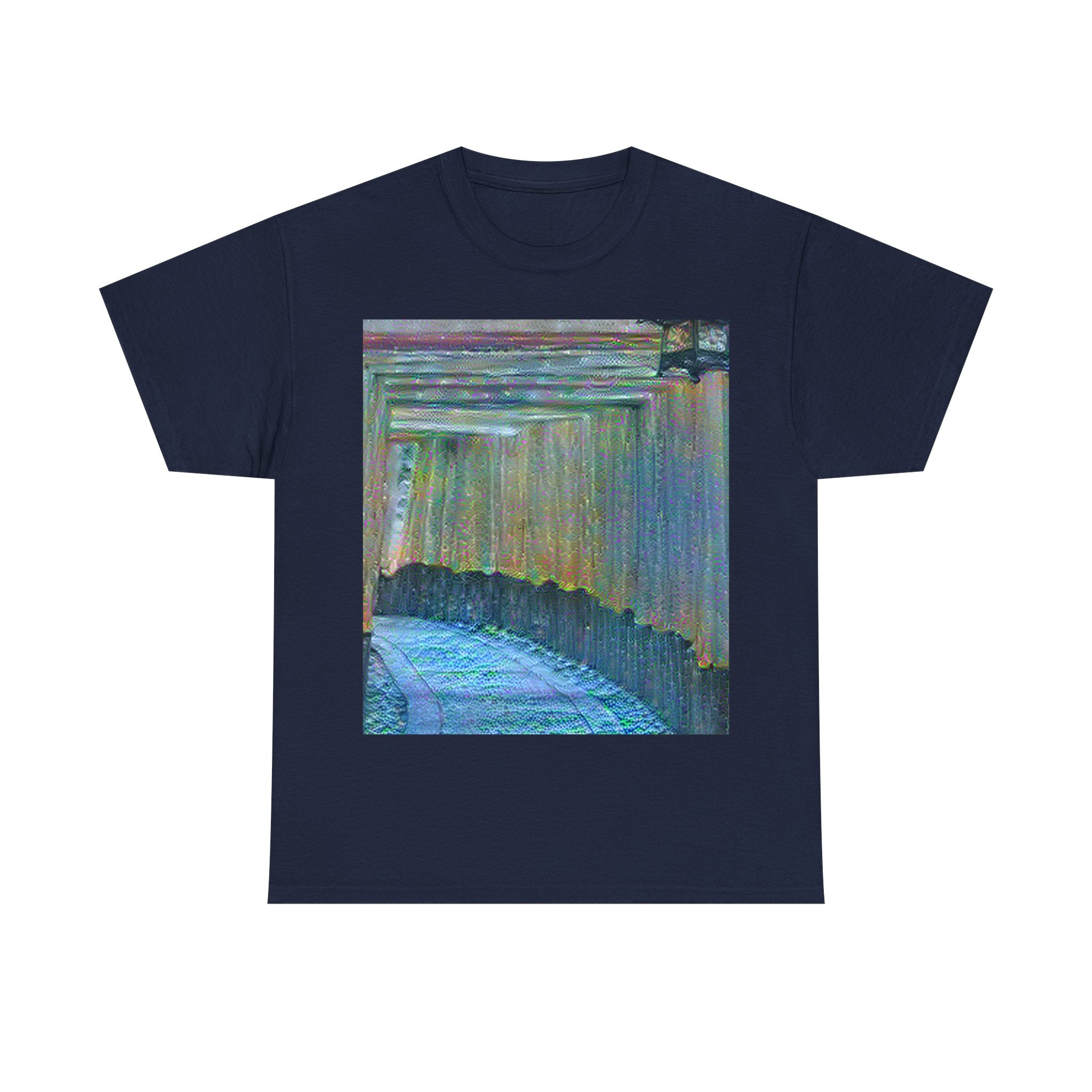 Fushimi Inari Shrine in Water Lilies Style | Claude Monet Inspired Art