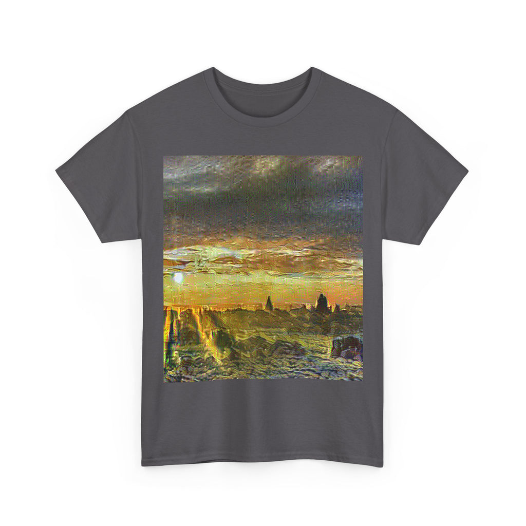 Bagan Temple Plain in Cafe Terrace at Night Style | Vincent van Gogh Inspired Art