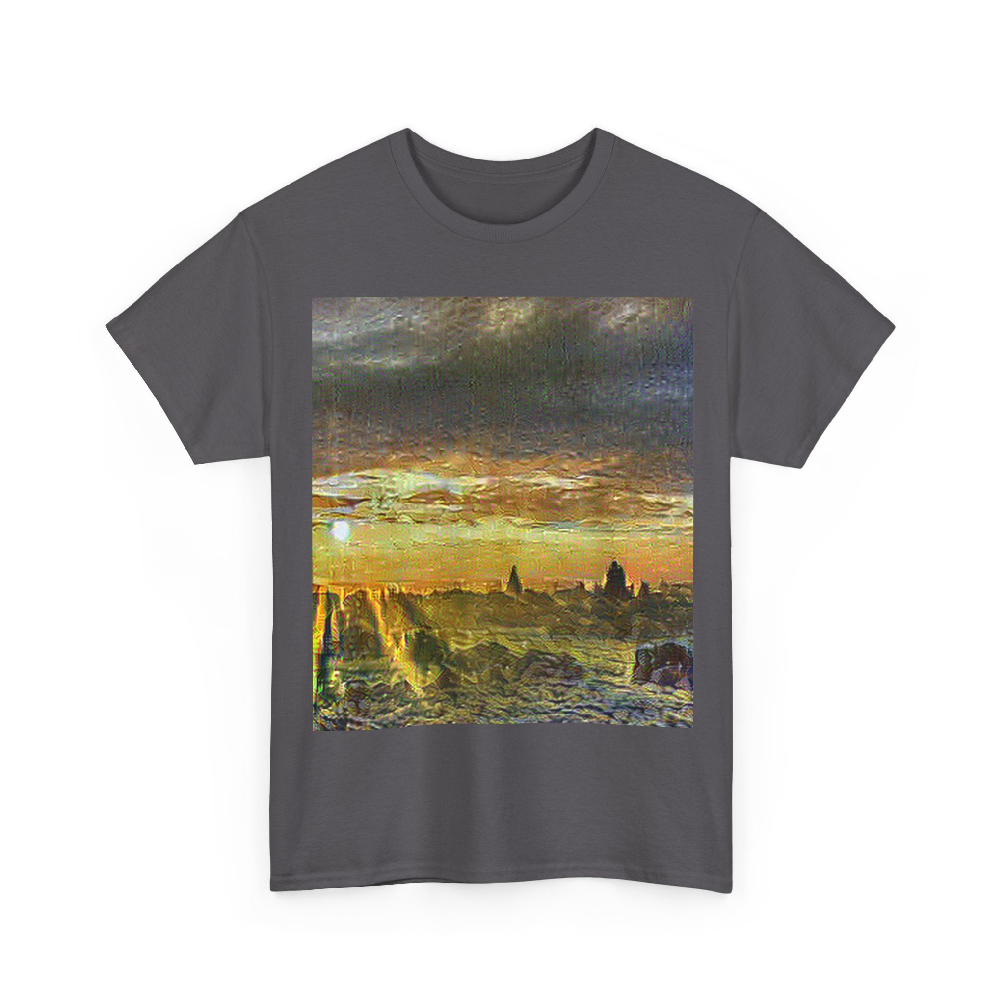 Bagan Temple Plain in Cafe Terrace at Night Style | Vincent van Gogh Inspired Art