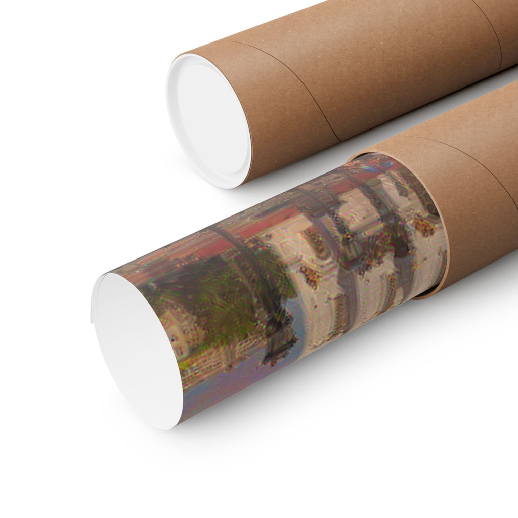 St Basils in The Scream Style - Poster Print