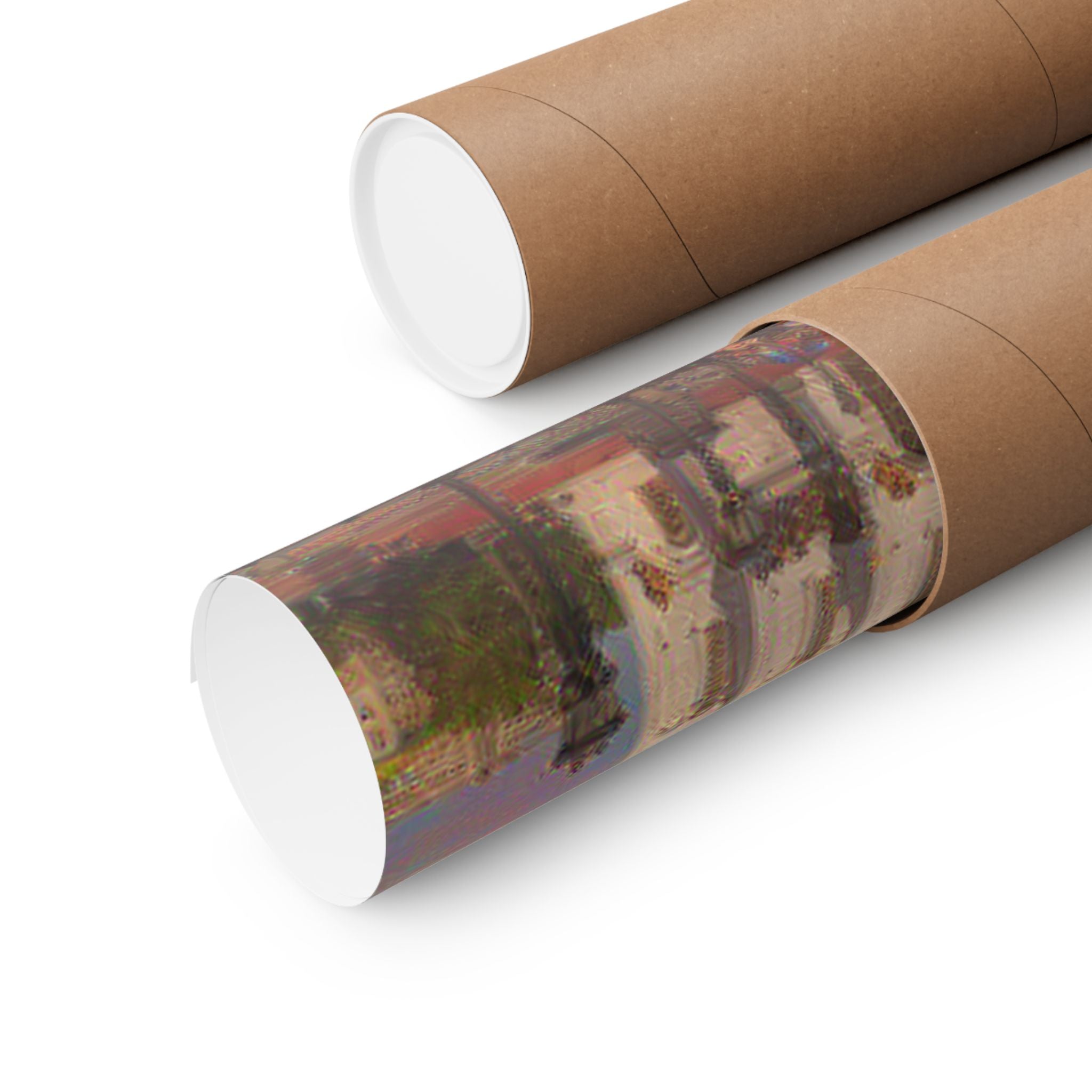 St Basils in The Scream Style - Poster Print