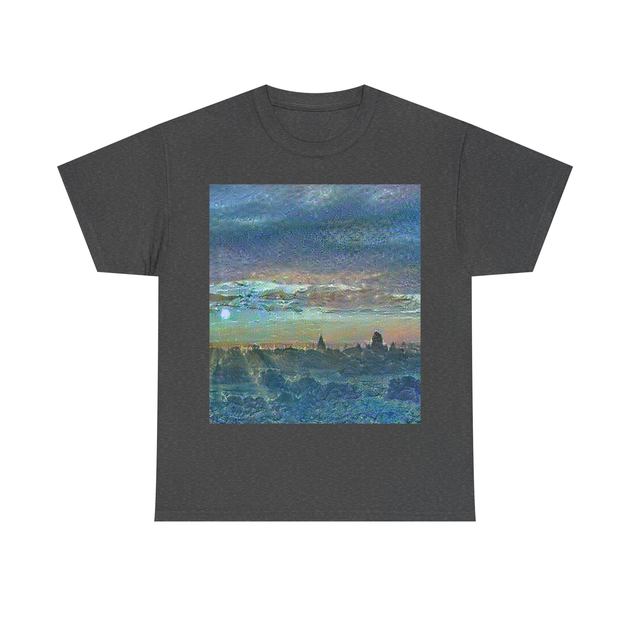 Bagan Temple Plain in Water Lilies Style | Claude Monet Inspired Art