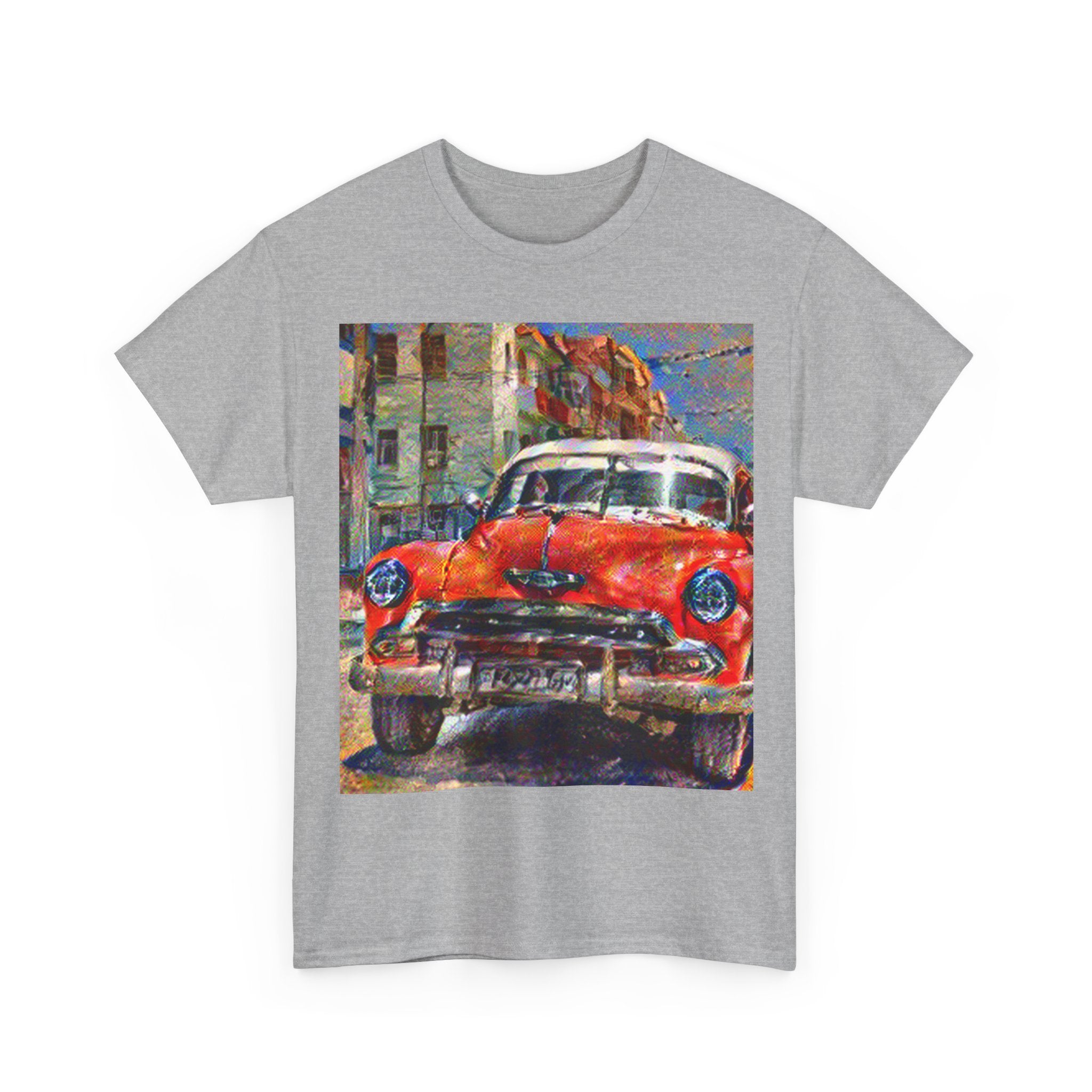 Old Havana in Composition VII Style | Wassily Kandinsky Inspired Art