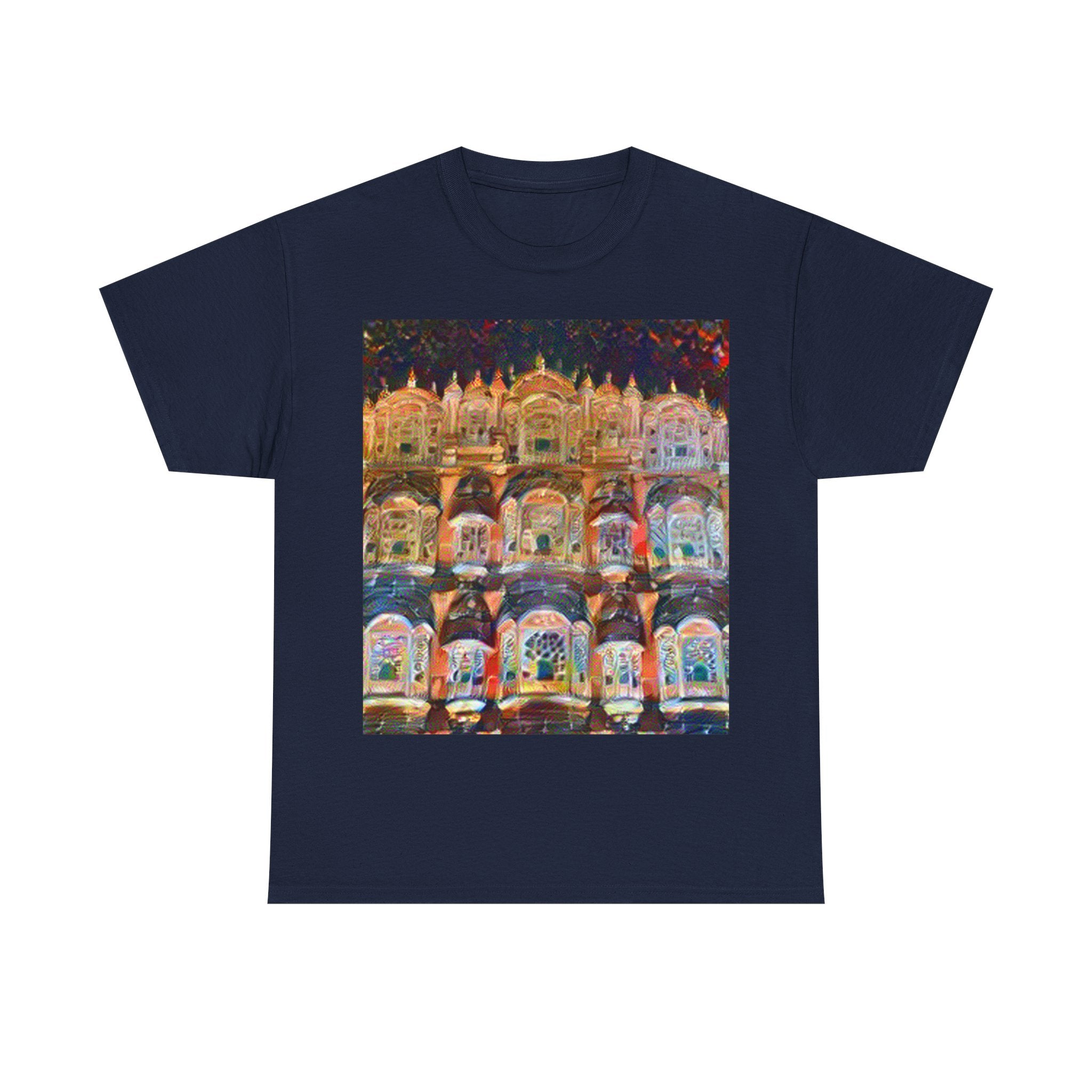 Hawa Mahal in Composition VII Style | Wassily Kandinsky Inspired Art